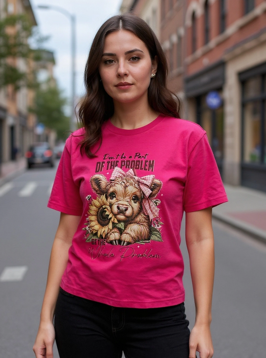 Size XL 100%cotton Don't be part of the problem Tshirt