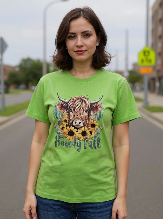 Size XL 100% cotton Howdyfall Tshirt