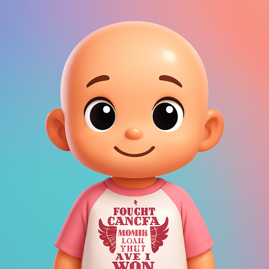 2T 100% cotton I fought cancer Tshirt