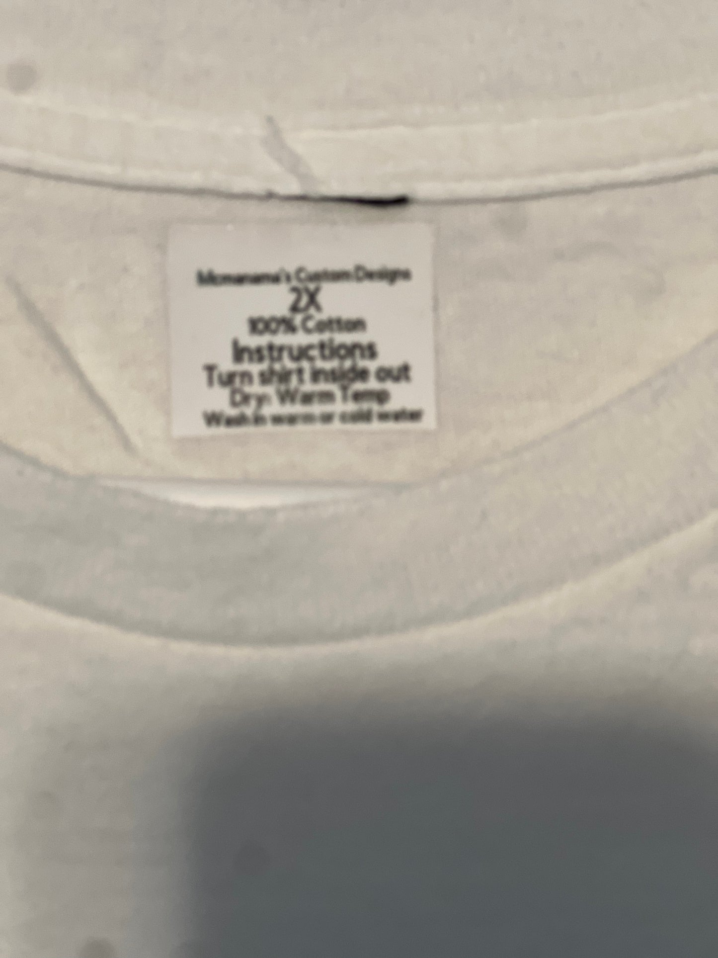 Size 2x 100 %cotton white Y’all gonna make me lose my mind tshirt