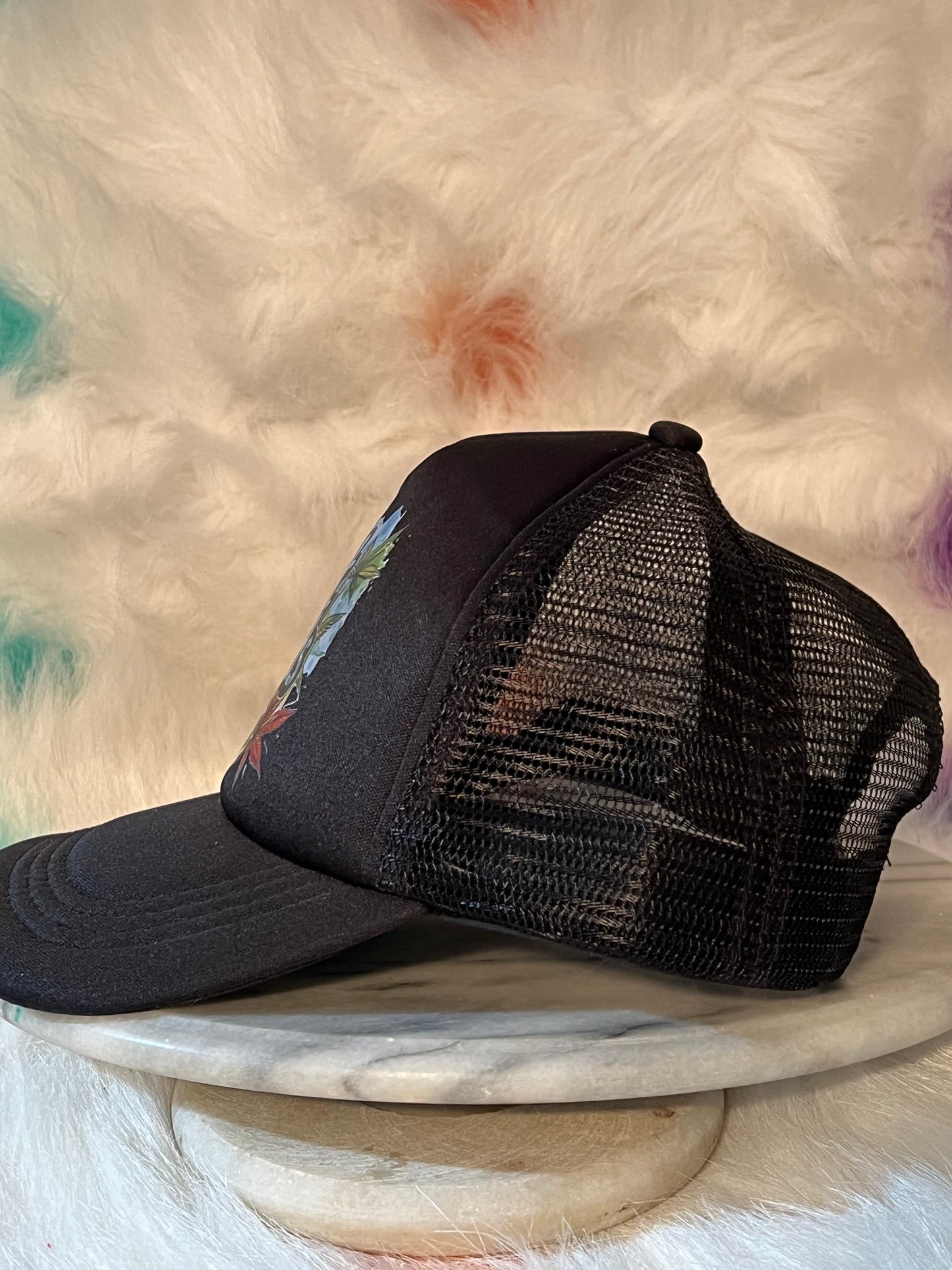 Black adjustable cap Best buds decal