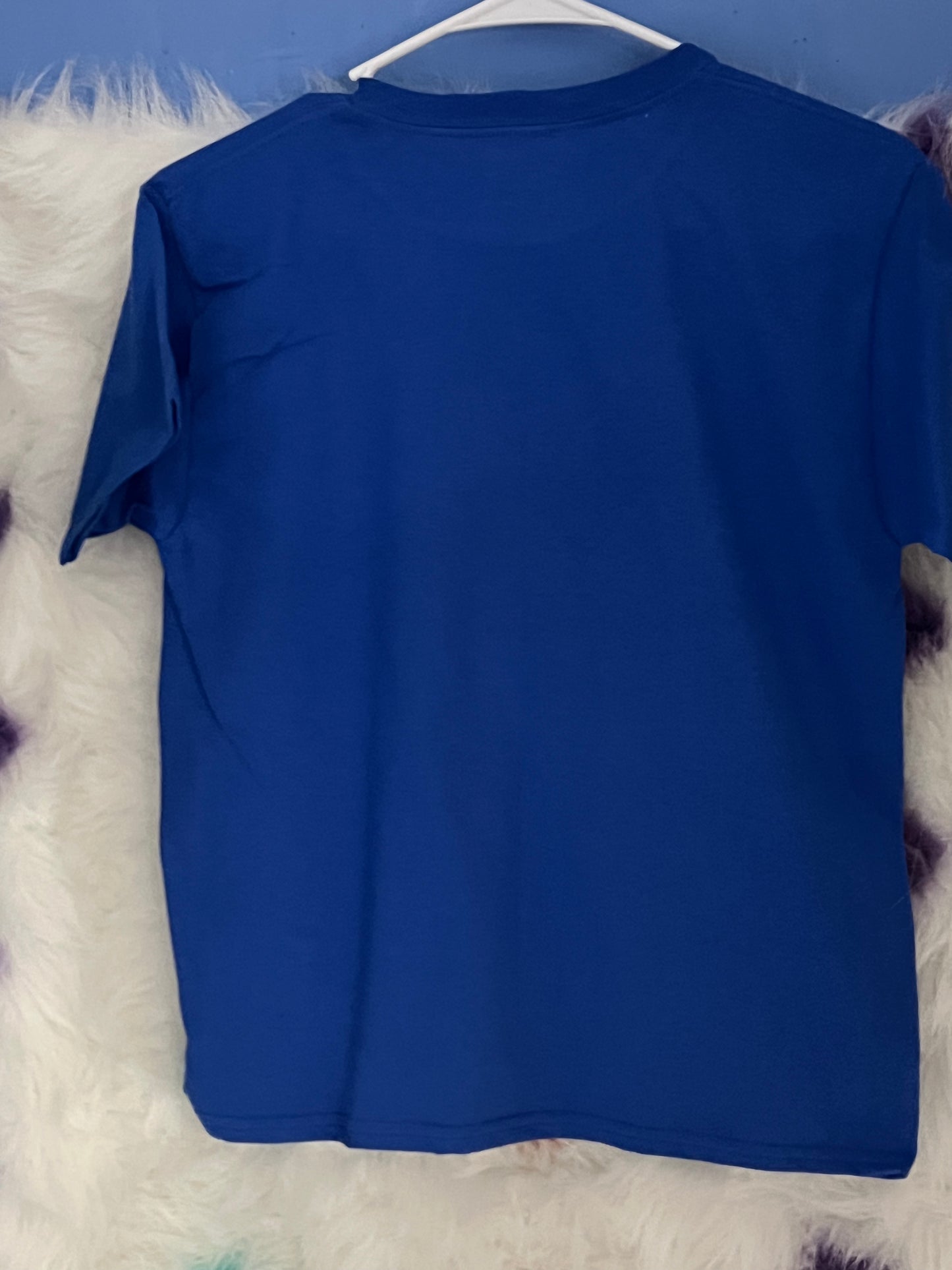 Size M youth 100%cotton blue Pokémon Tshirt