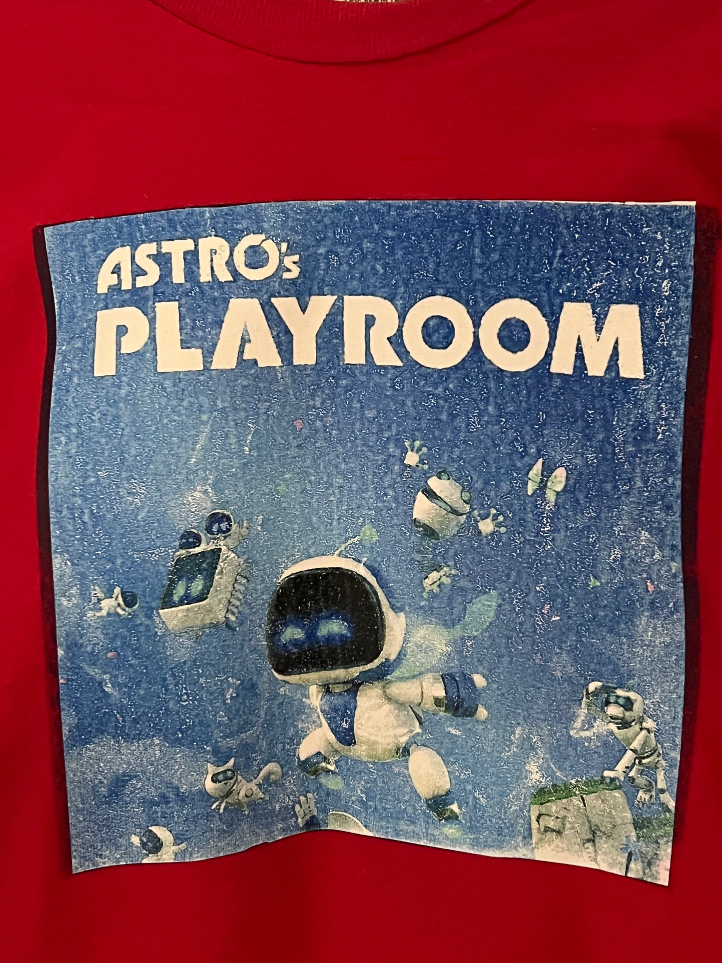 Size 4t 100%cotton red Astro playroom Tshirt