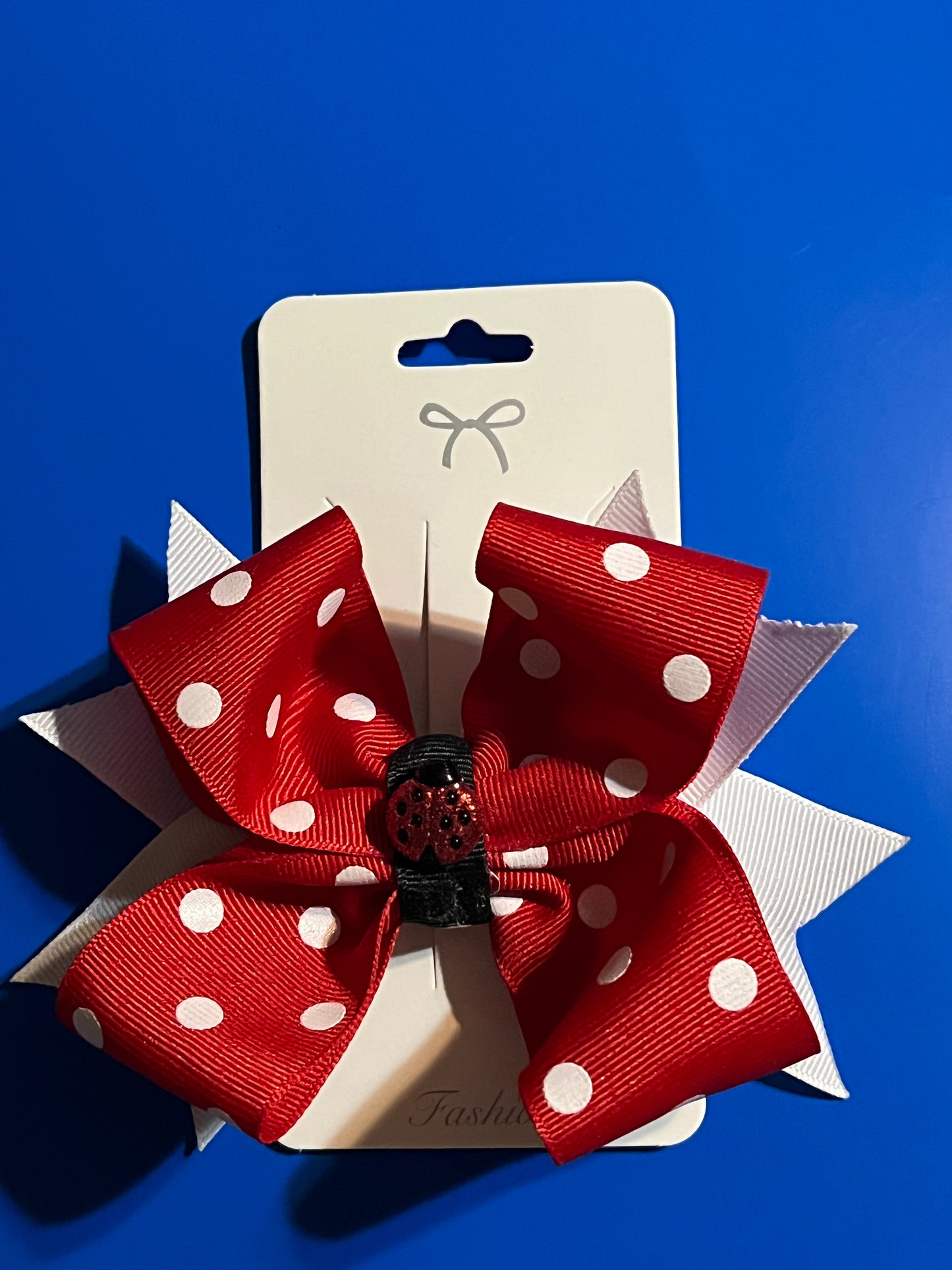 2 blue flowers Hair bows