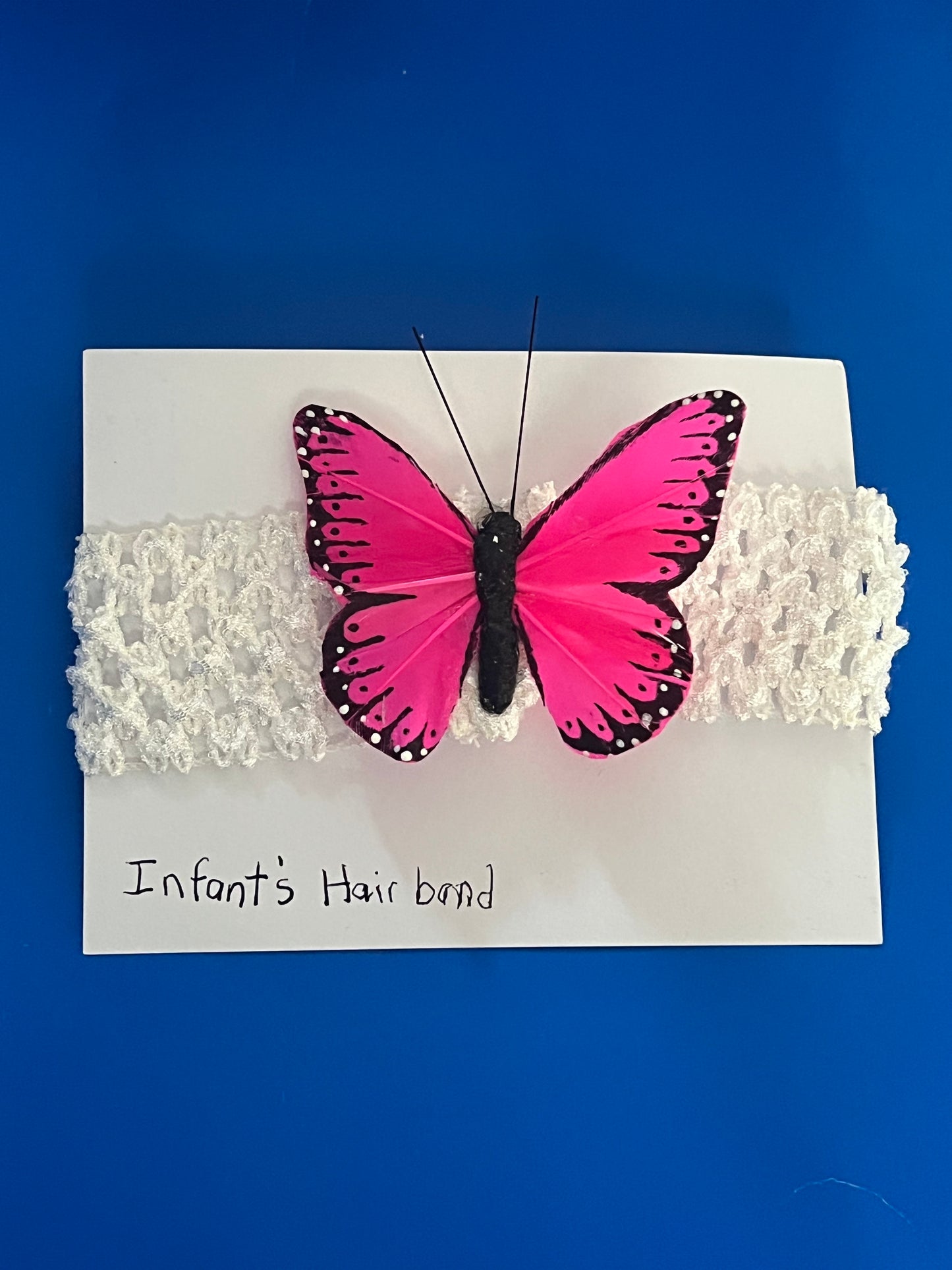 Little girl’s butterfly hair band