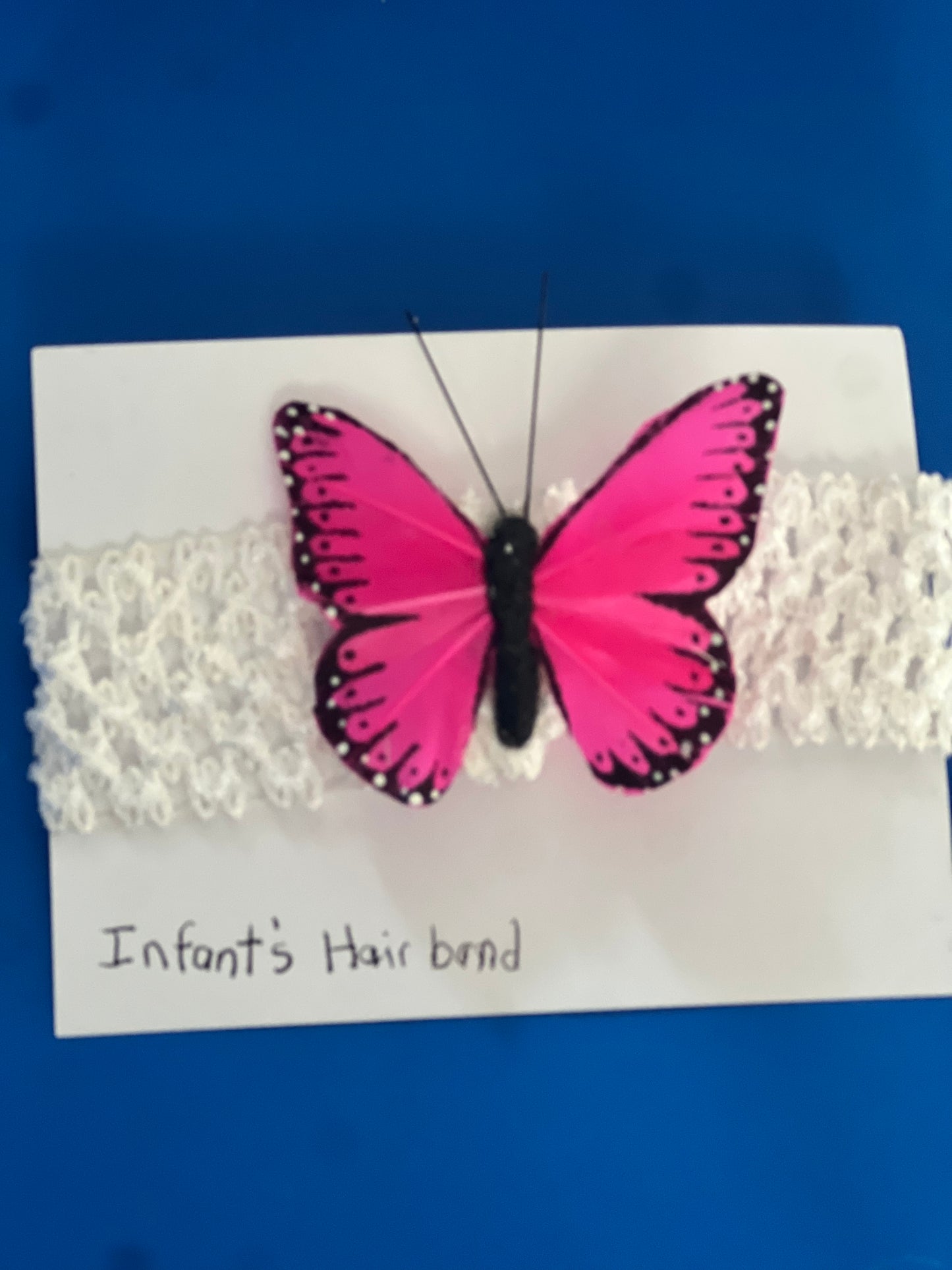 Little girl’s butterfly hair band