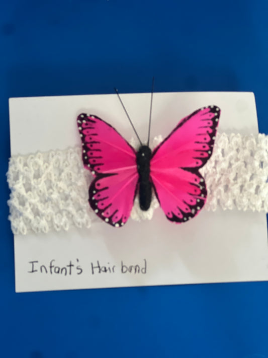Little girl’s butterfly hair band