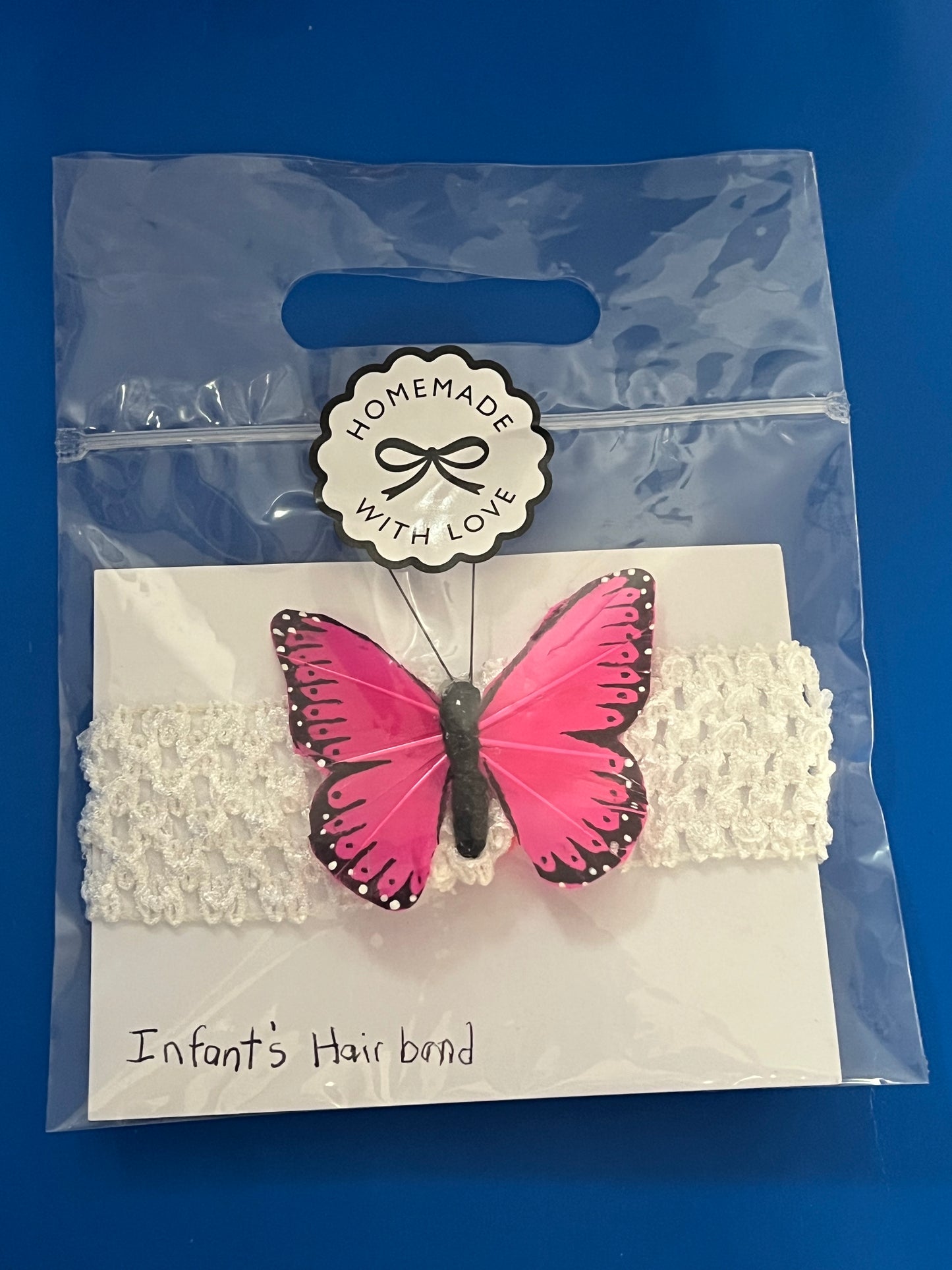 Little girl’s butterfly hair band