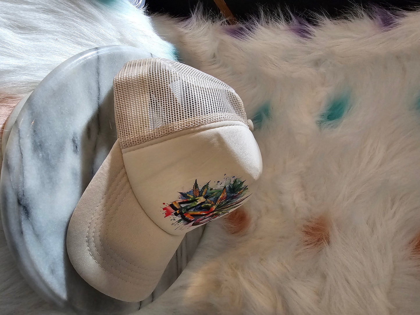420 Light brown baseball cap
