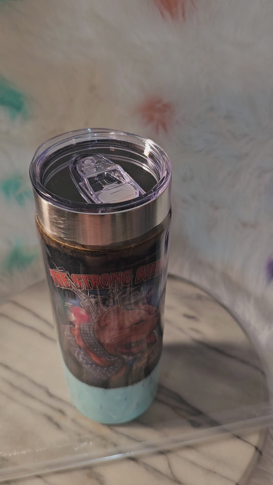 30 oz love my pit bull stainless steel tumbler cup