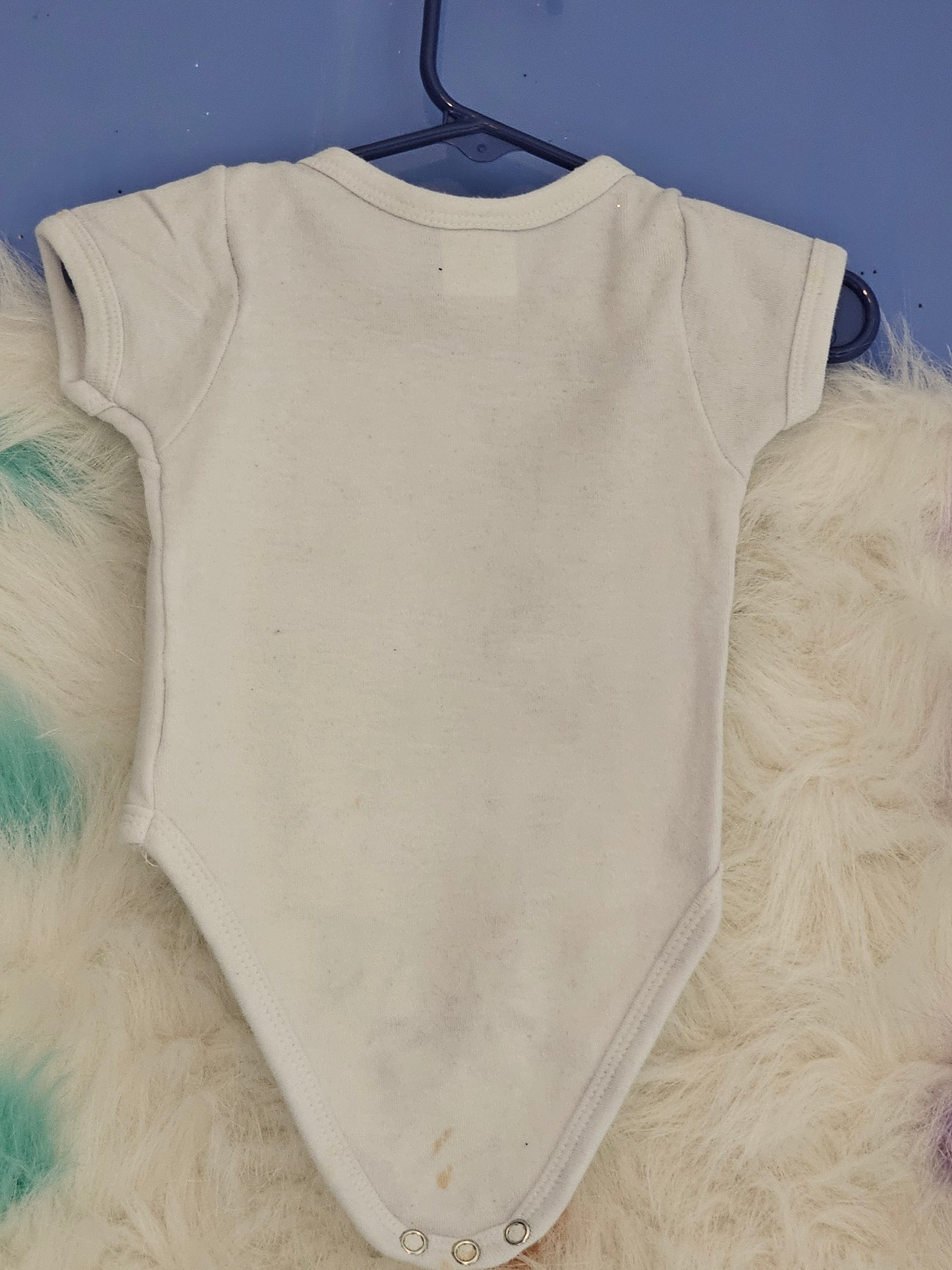 Size 0-3 month 100% cotton White Mommy's future nurse baby Oneies