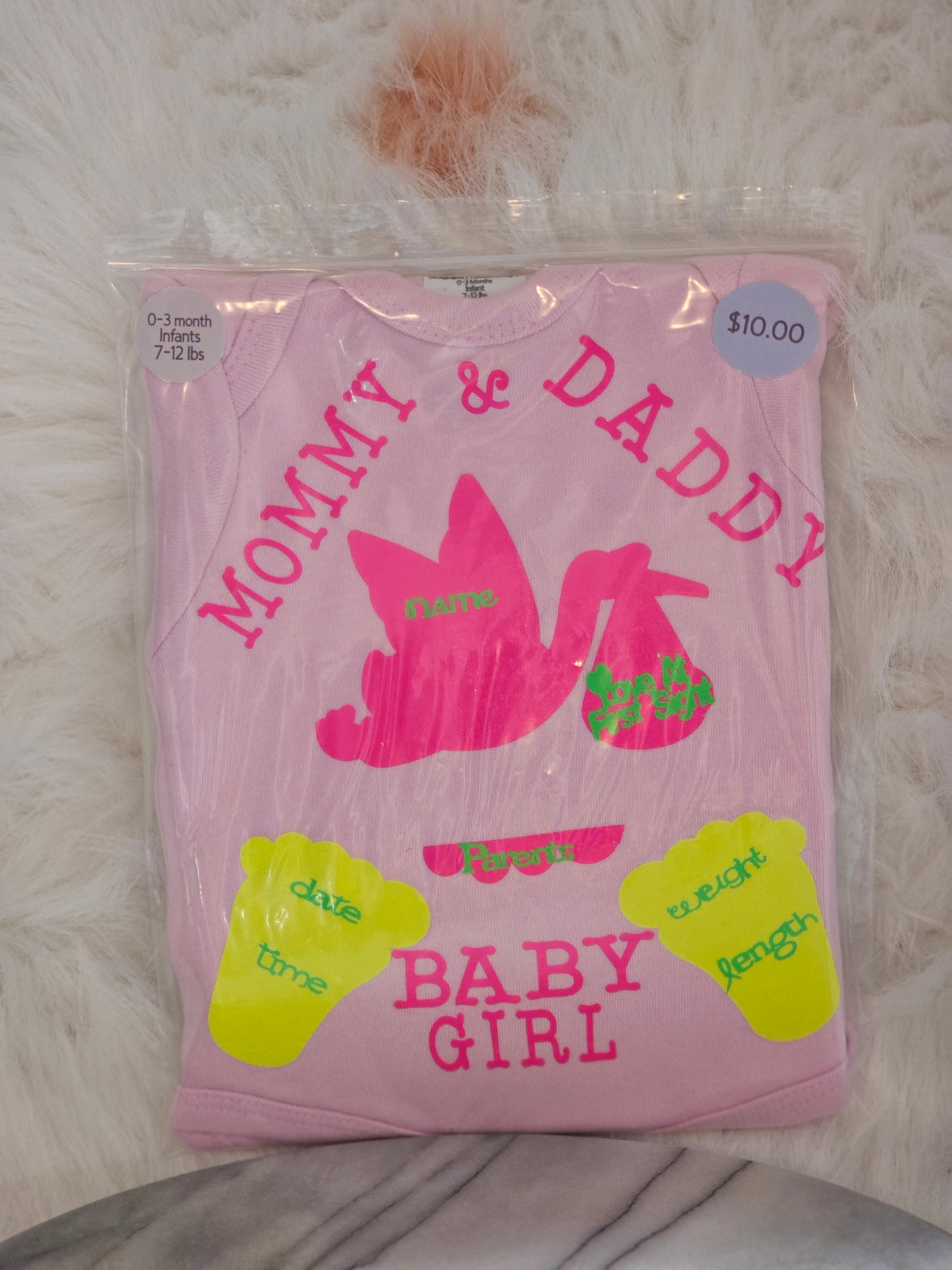 Mommy and Daddy's baby girl