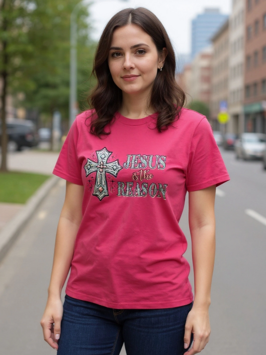 Size M 100% cotton Jesus is the reason TSHIRT