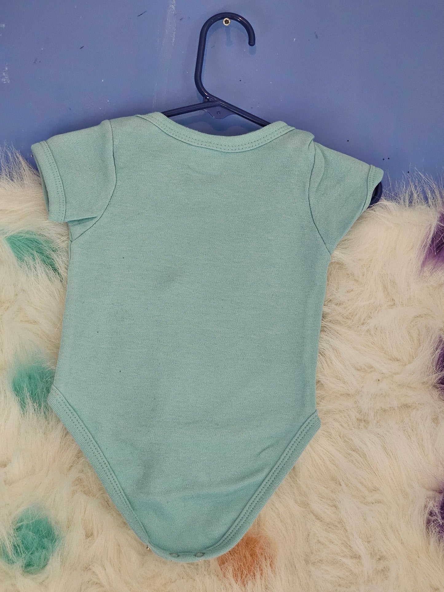 Size 0-3 months 100% cotton Blue Mommy &Daddy's little boy onesie