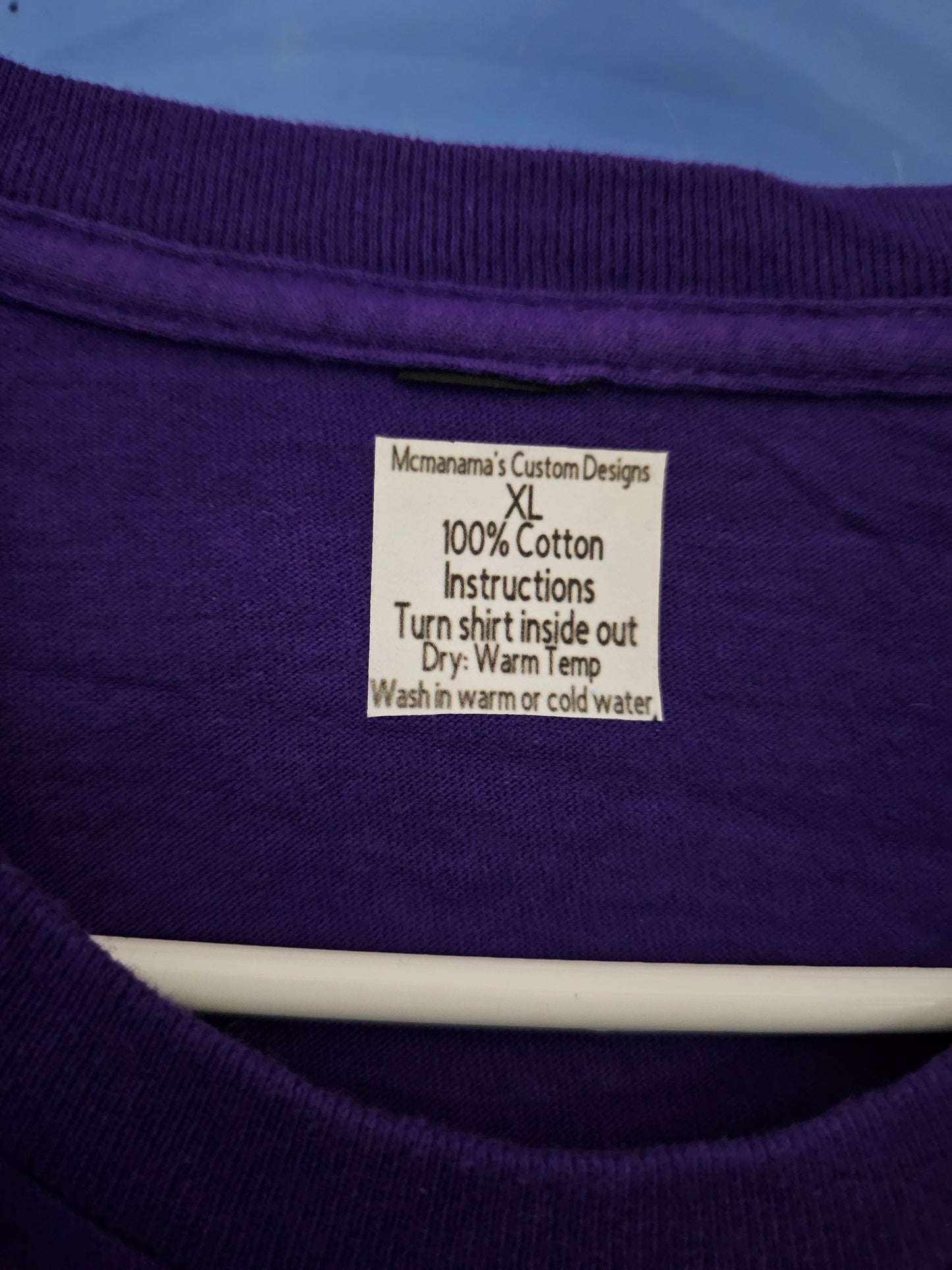 Size XL 100% cotton Purple You are a hoot Tshirt