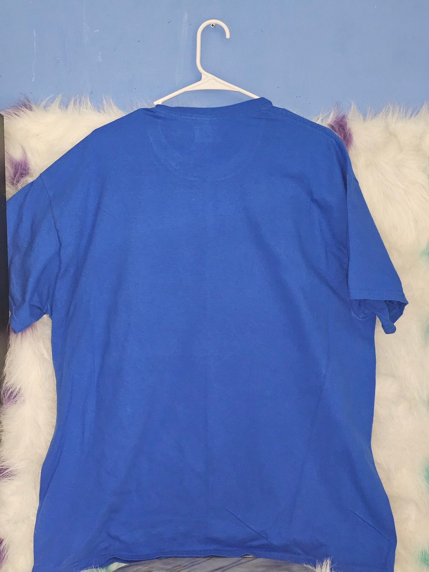 Size L 100 % cotton Naughty and I Gnome it blue T Shirt