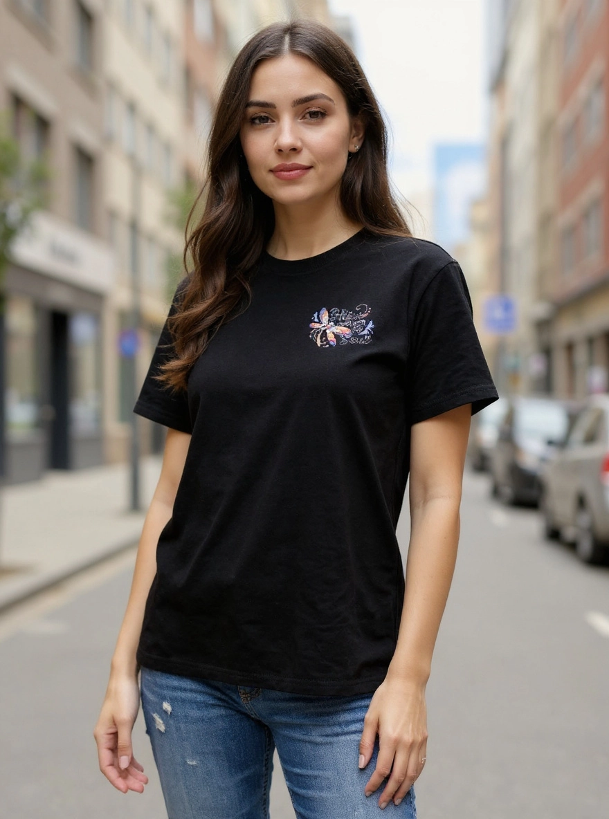 Size L 100% cotton Black His well with my soul Tshirt