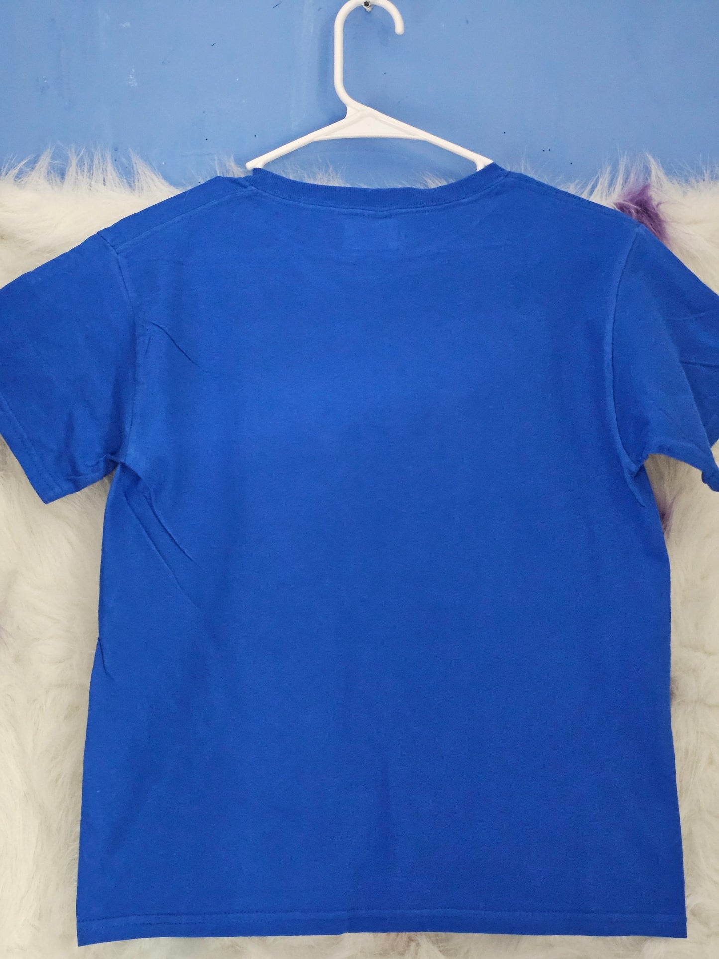 Size 2X 100% cotton Blue Guardian Angel Watching Over Me