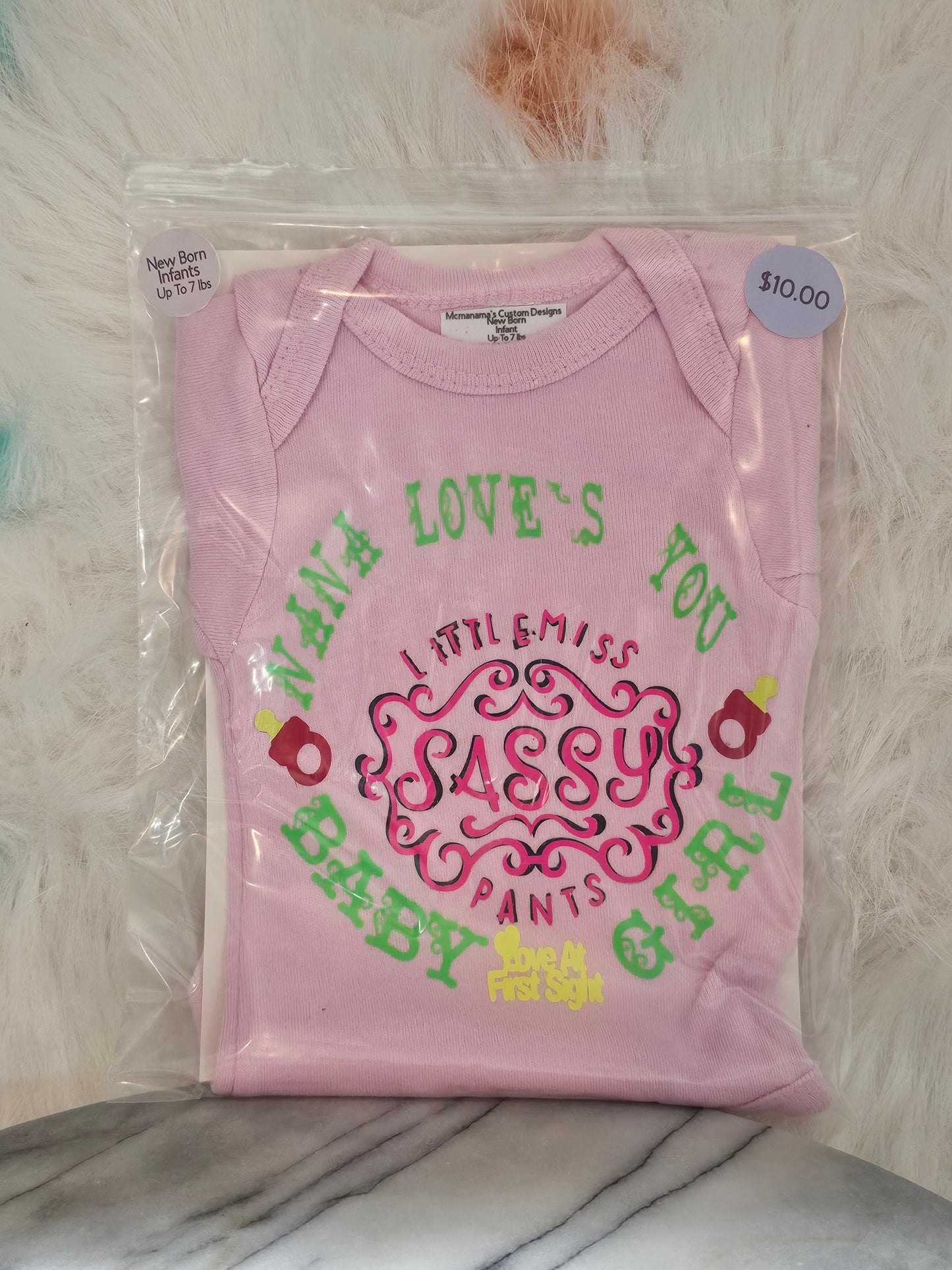 Nana's loves you baby girl Onesie