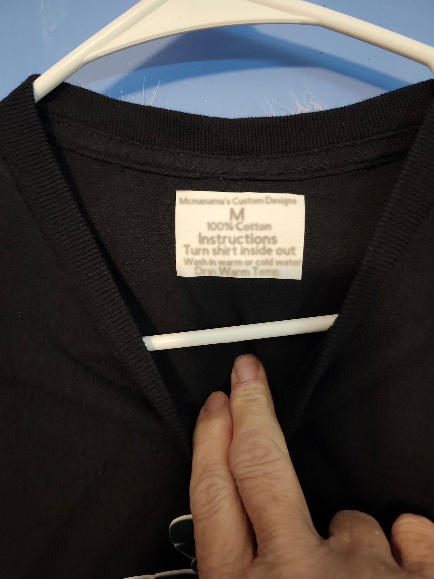 Size M 100% cotton Black My Indian black T-Shirt