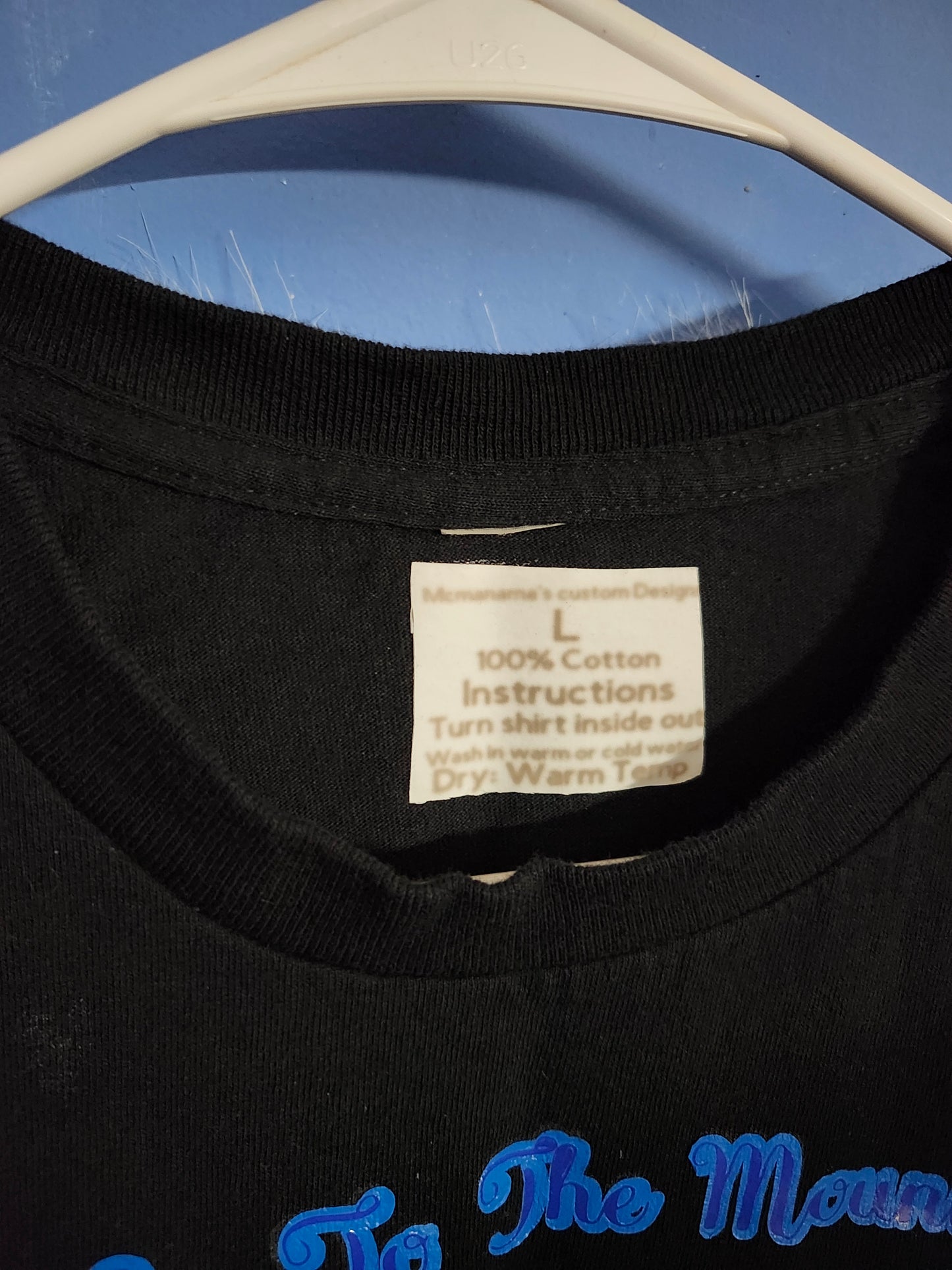 Let's go to the mountains black T-Shirt