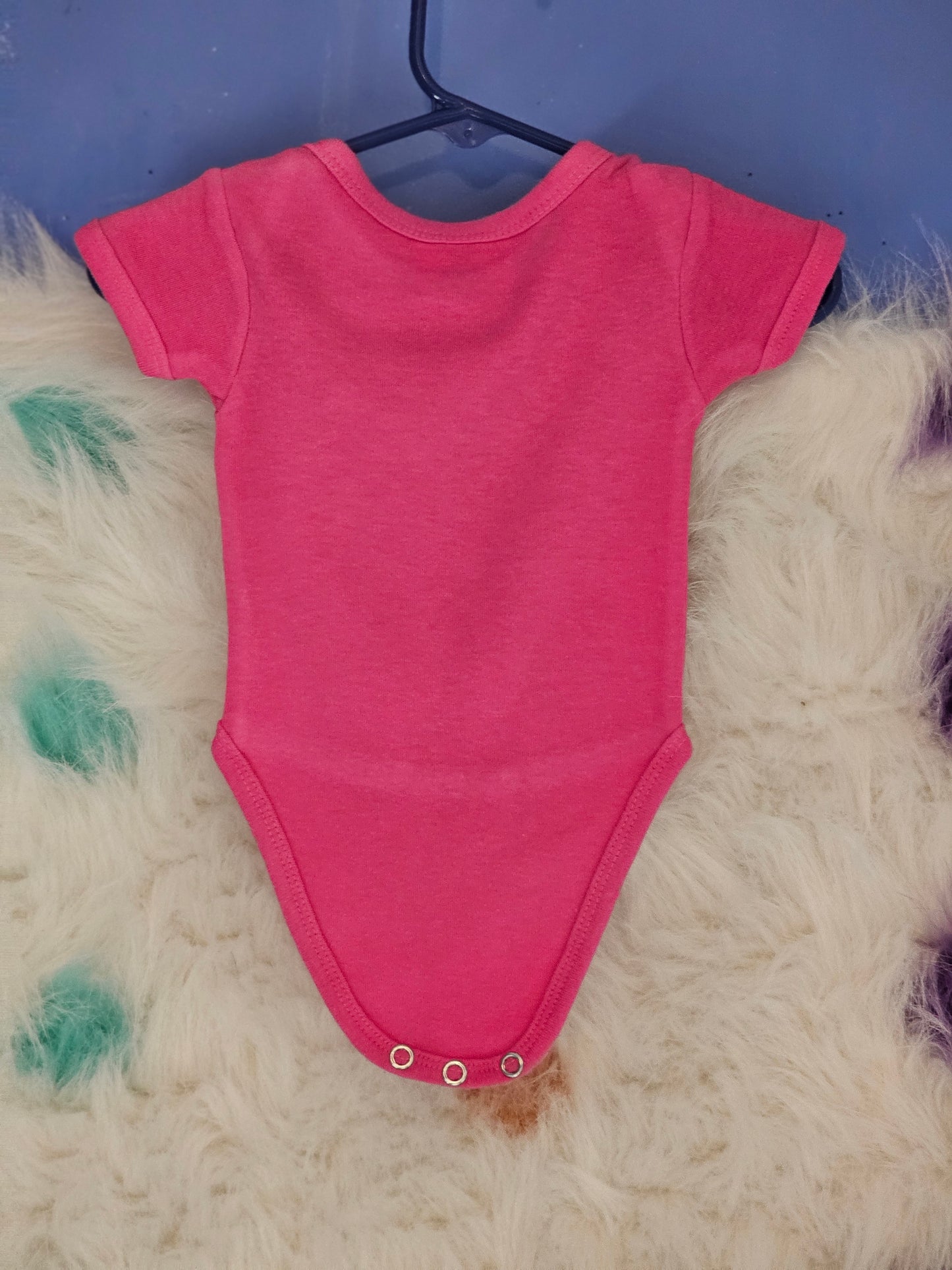 Size 0-3 months 100% cotton Pink Mommy little Angels onesie