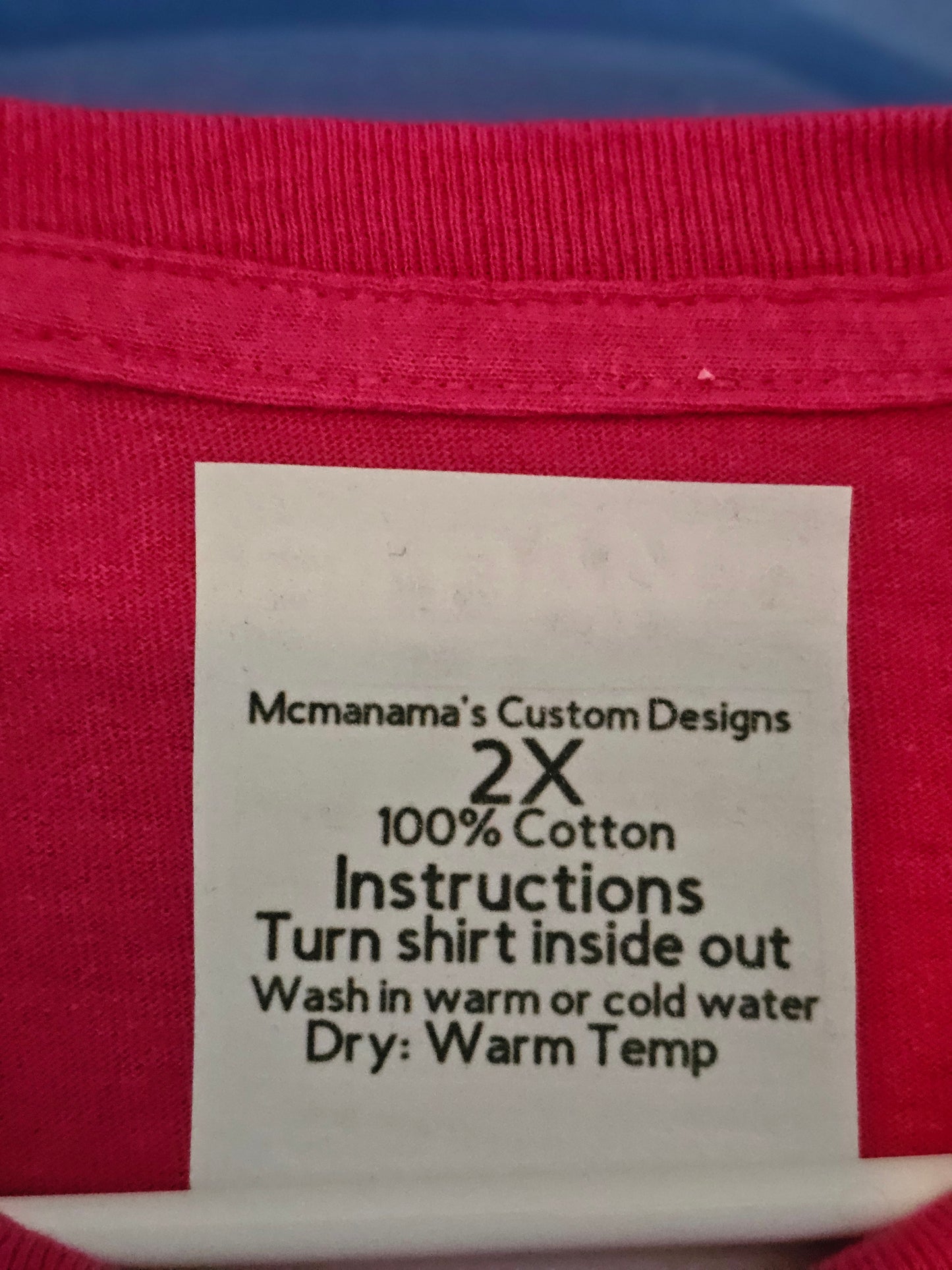 Size 2X 100% cotton Pink pray more worry less Tshirt