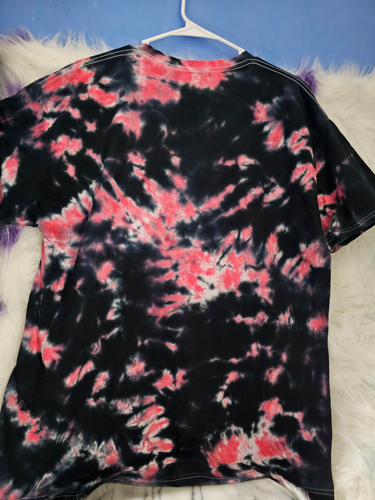 Size XL 100% cotton red&black tye dye Tshirt