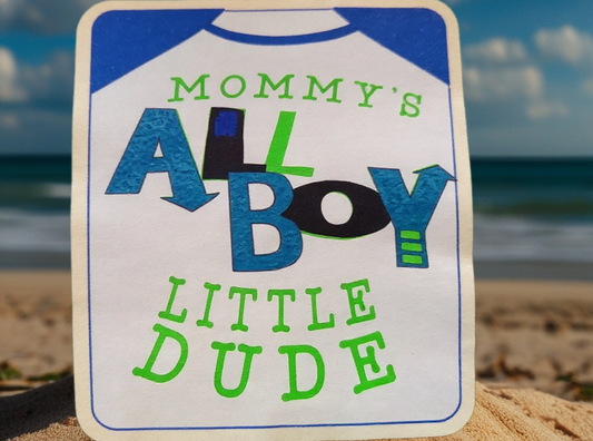 Size 4T 100%cotton White &blue All America little Dude Tshirt