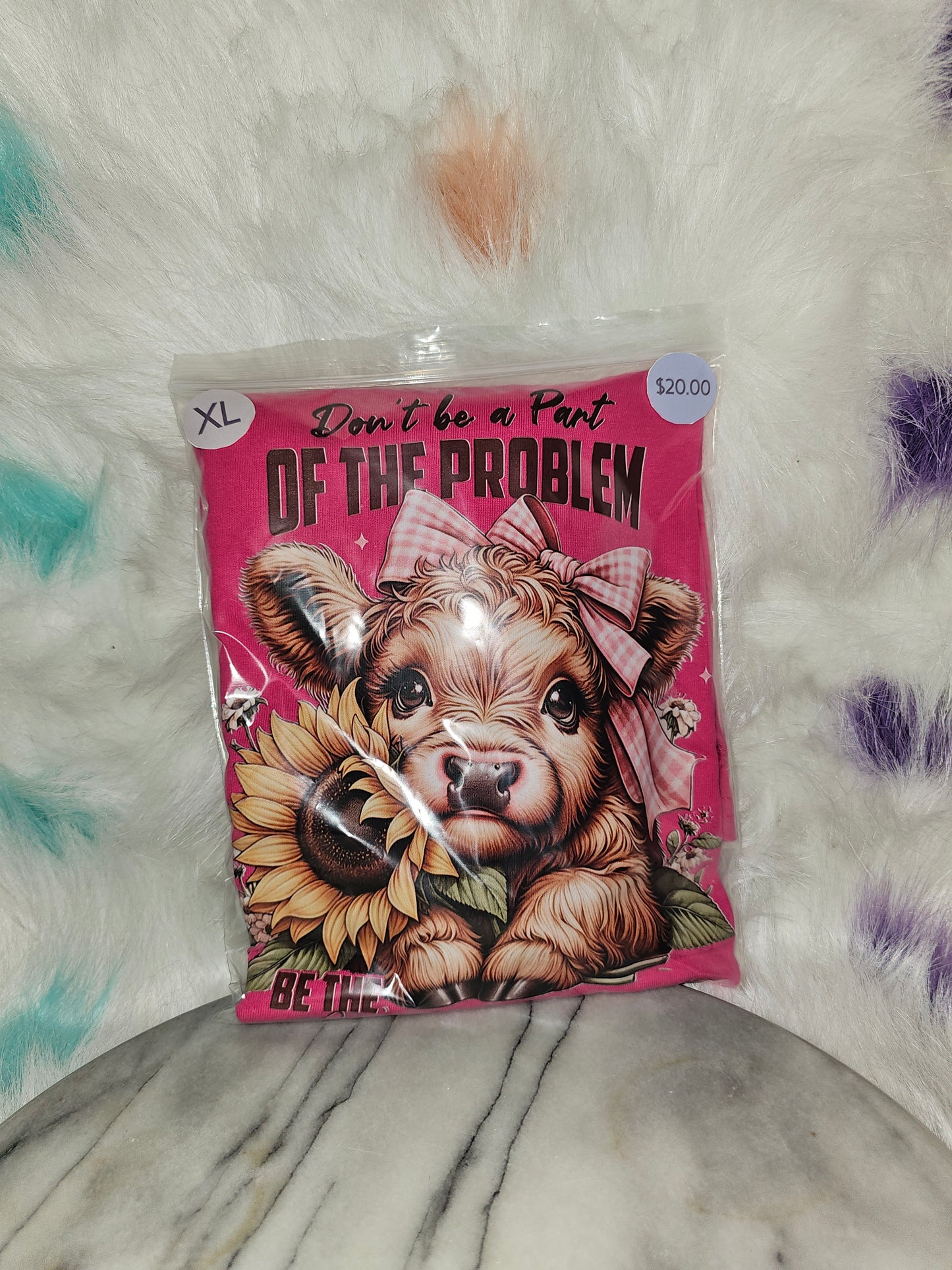 Size XL 100%cotton Don't be part of the problem Tshirt
