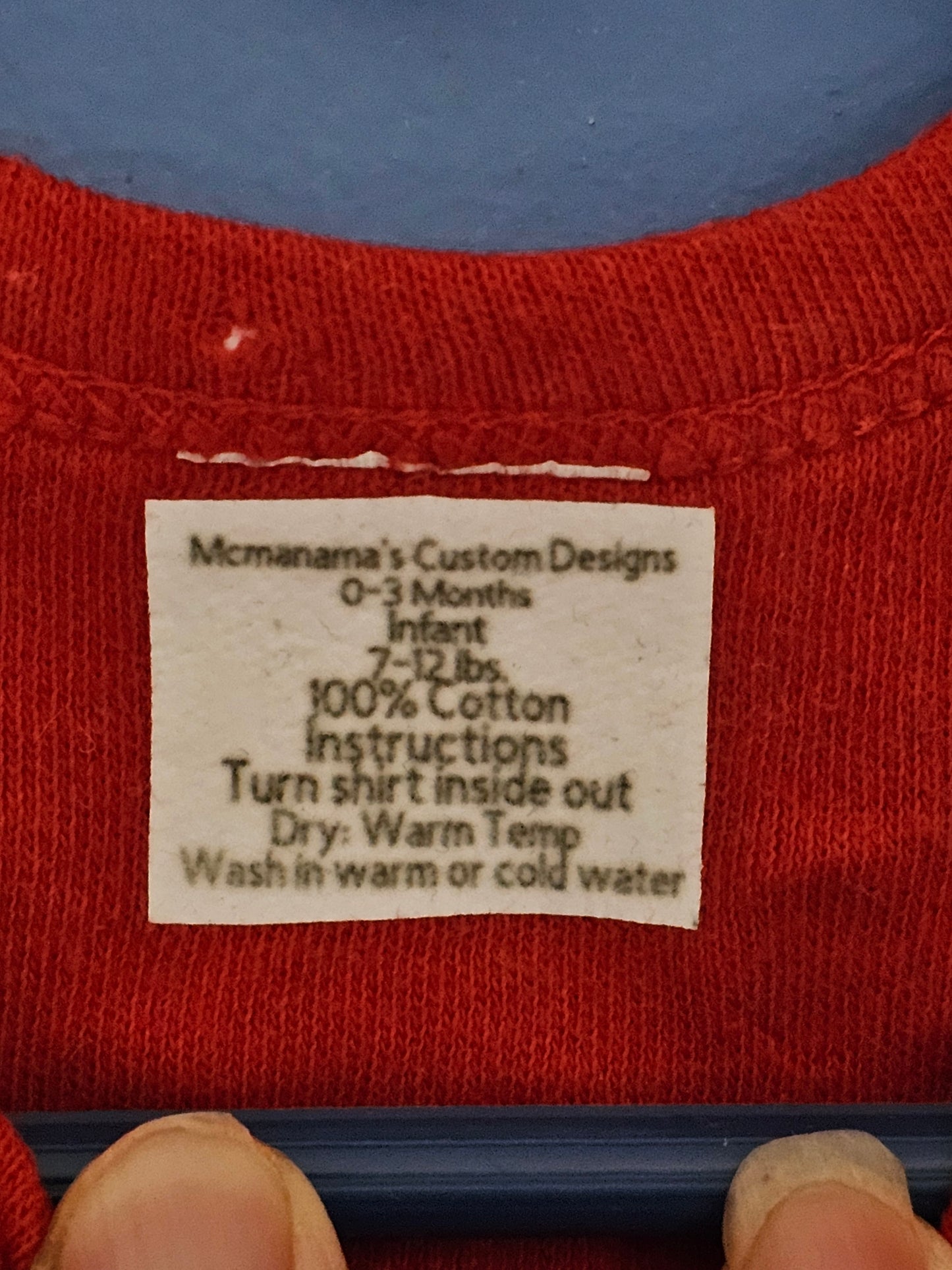 Size 0to3 months 100% cotton Mommy &Daddy's special delivery