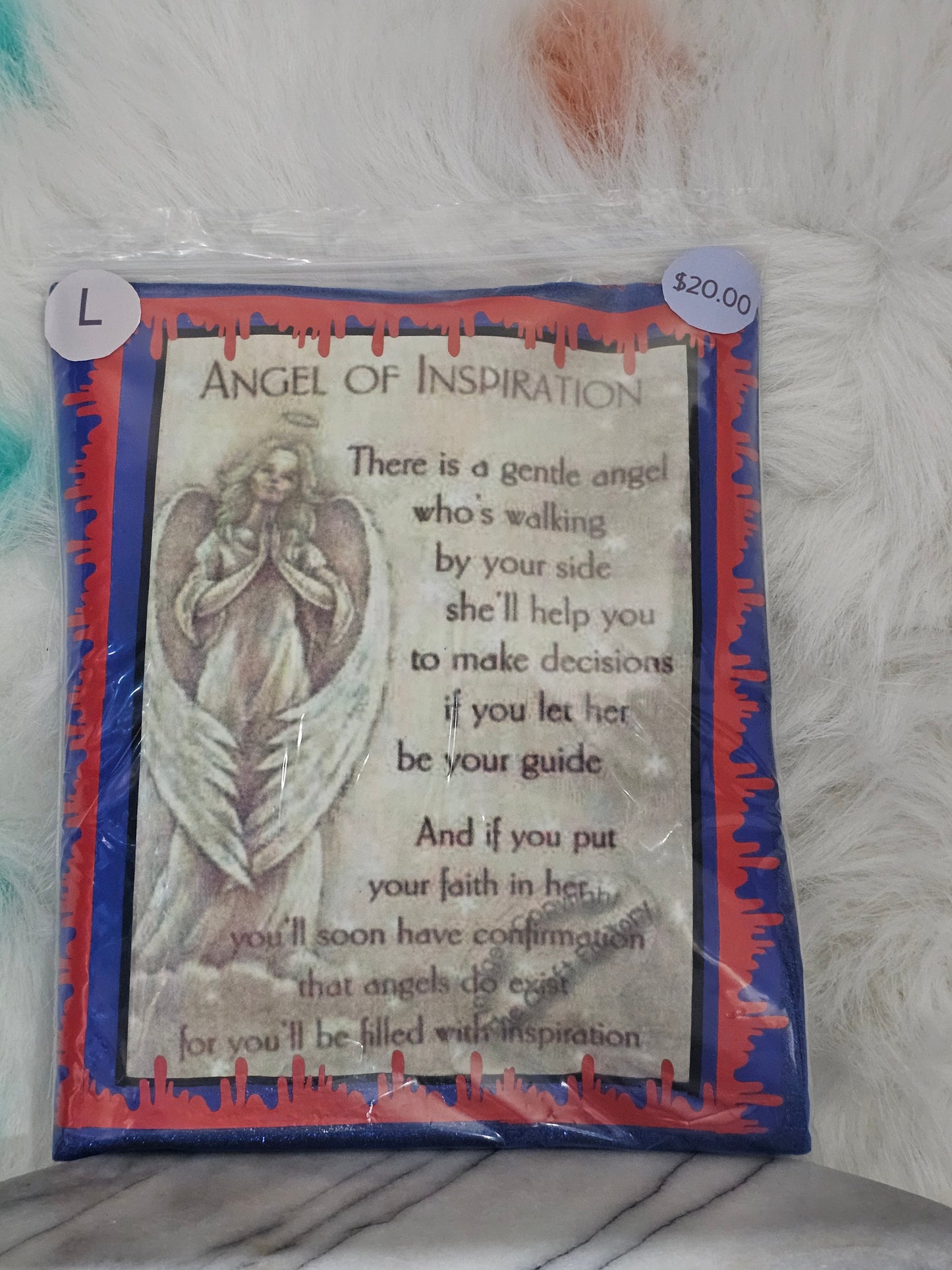 Size L 100% cotton blue Heaven's little Angels