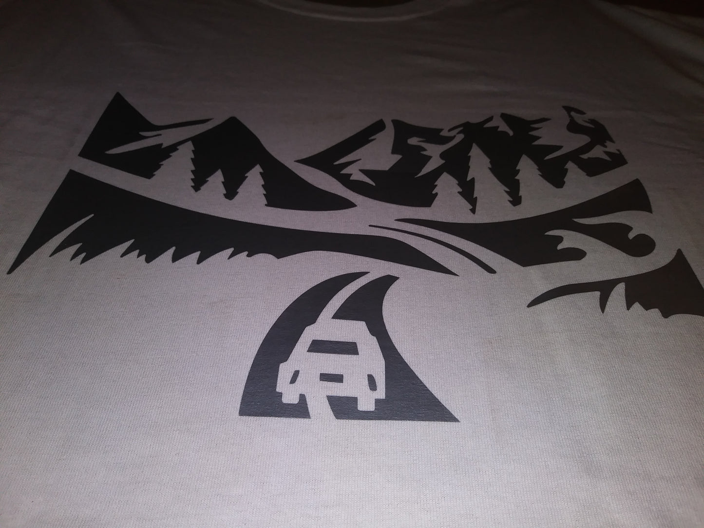 Size 2x 100% cotton White Rest on the mountain shirt