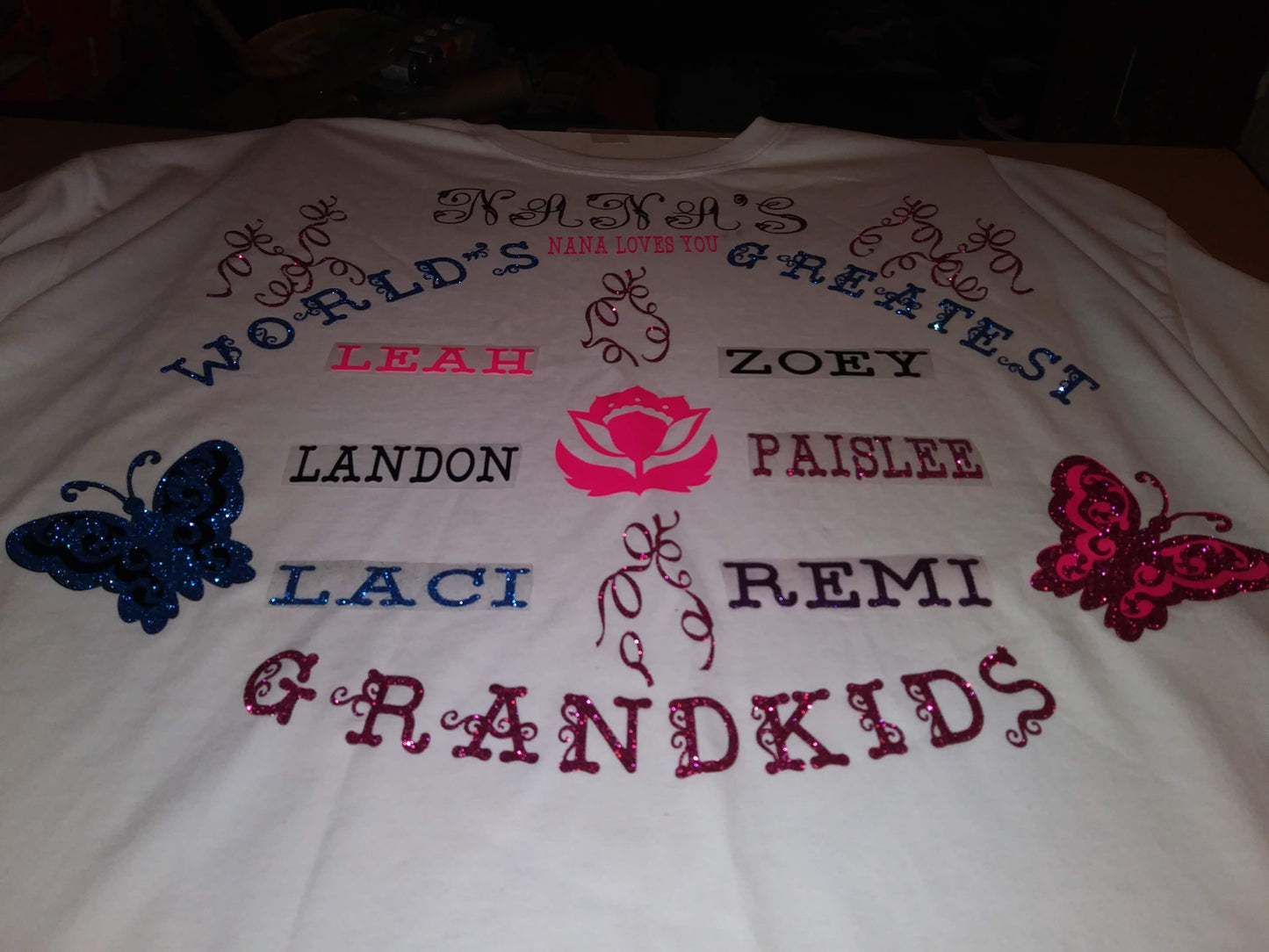 Size 3x 100% cotton White Greatest Grandkids Shirt