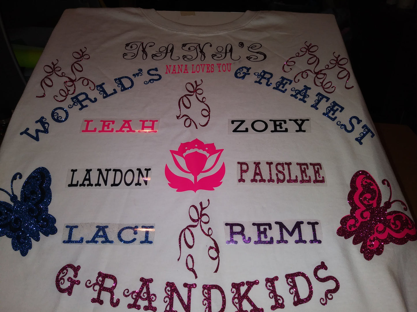 Size 3x 100% cotton White Greatest Grandkids Shirt