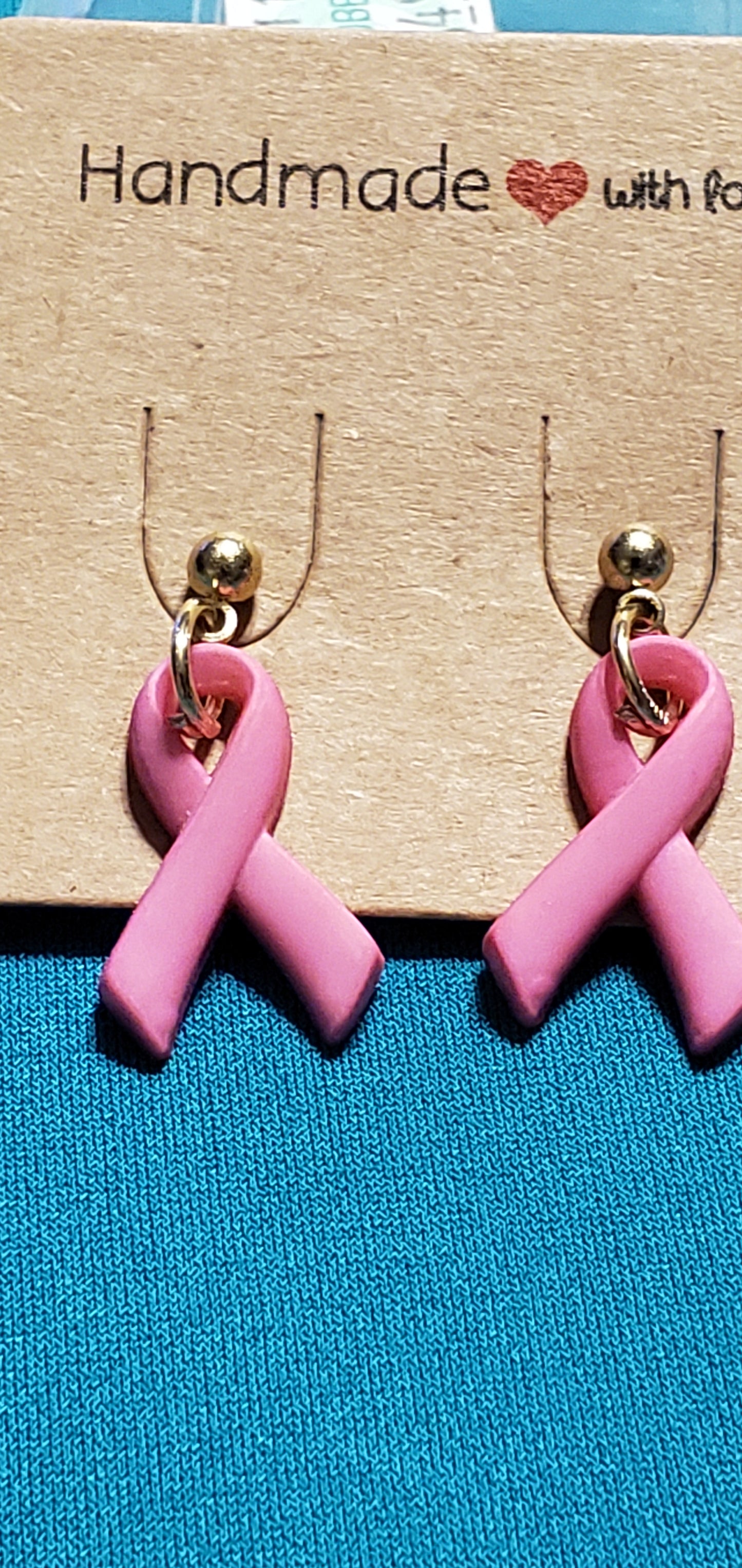 Bronze plated cancer free necklace and earrings