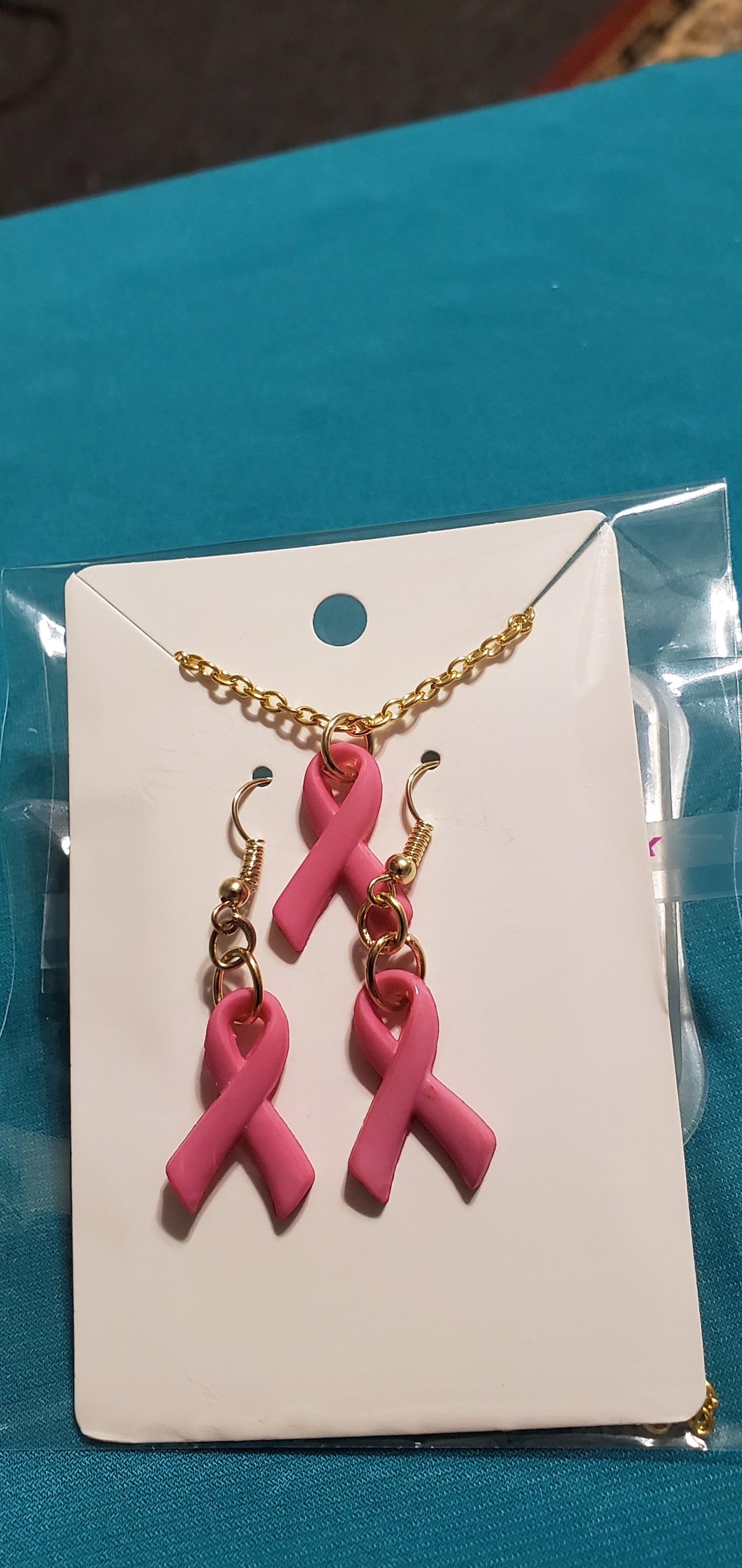 Cancer free earrings