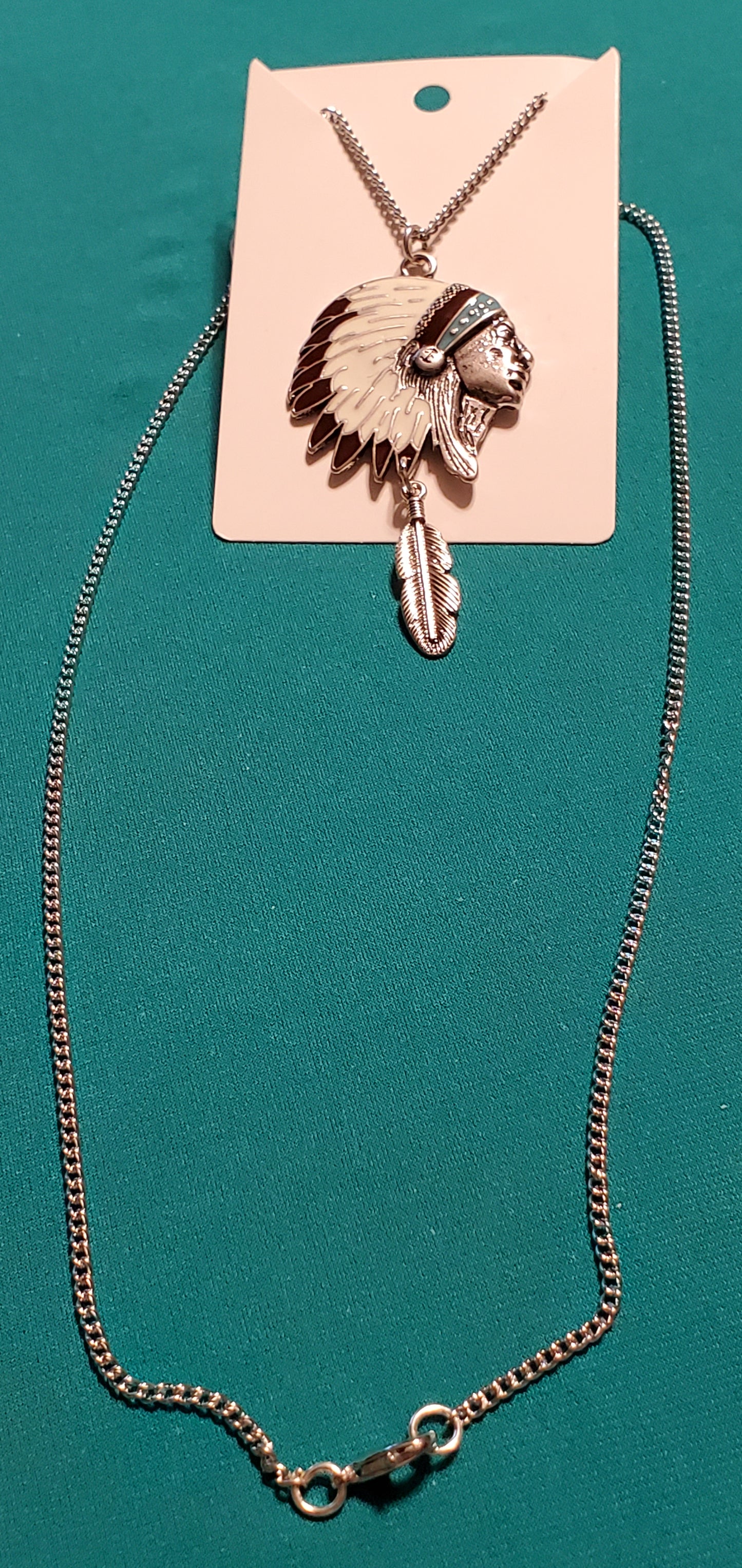 Indian head necklace
