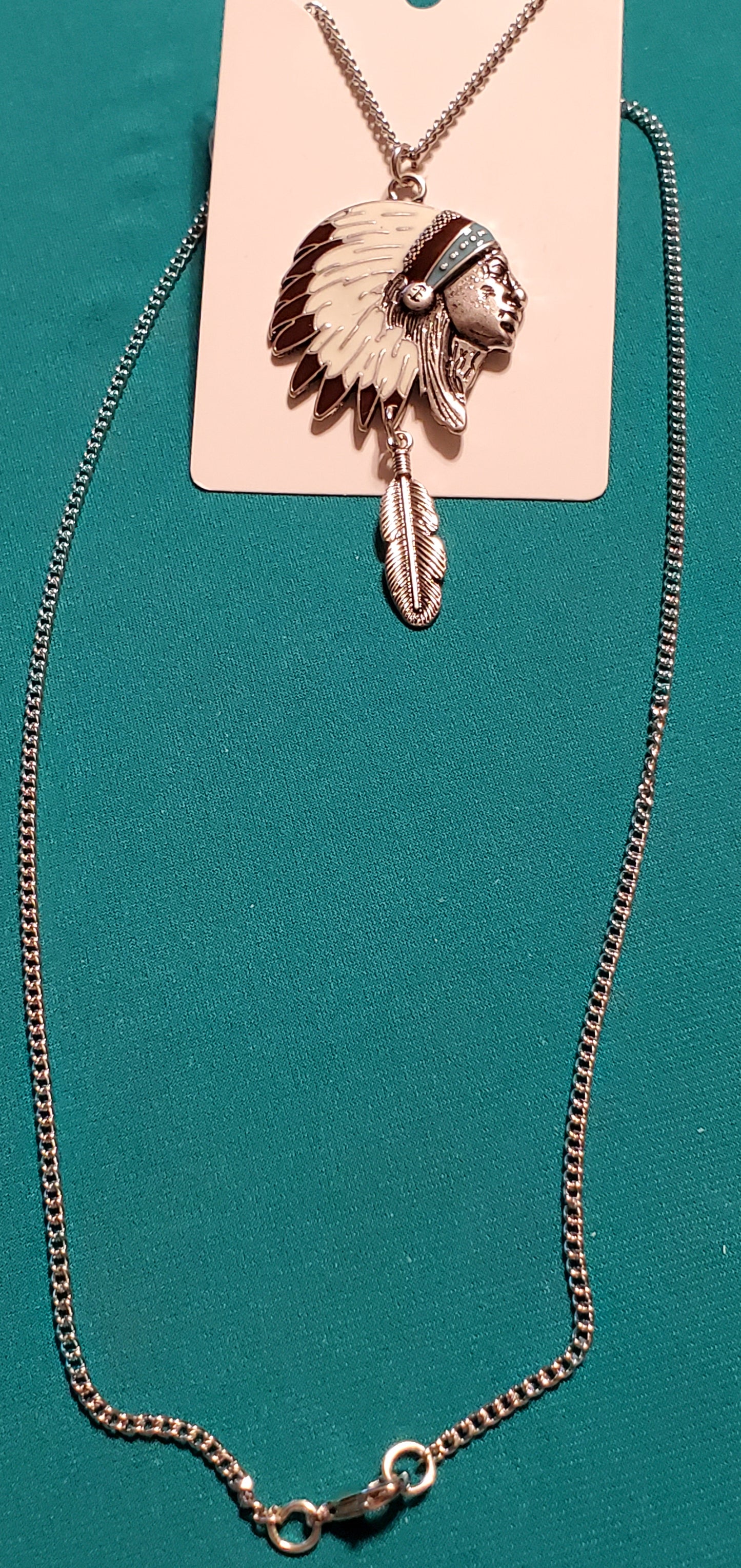 Indian head necklace