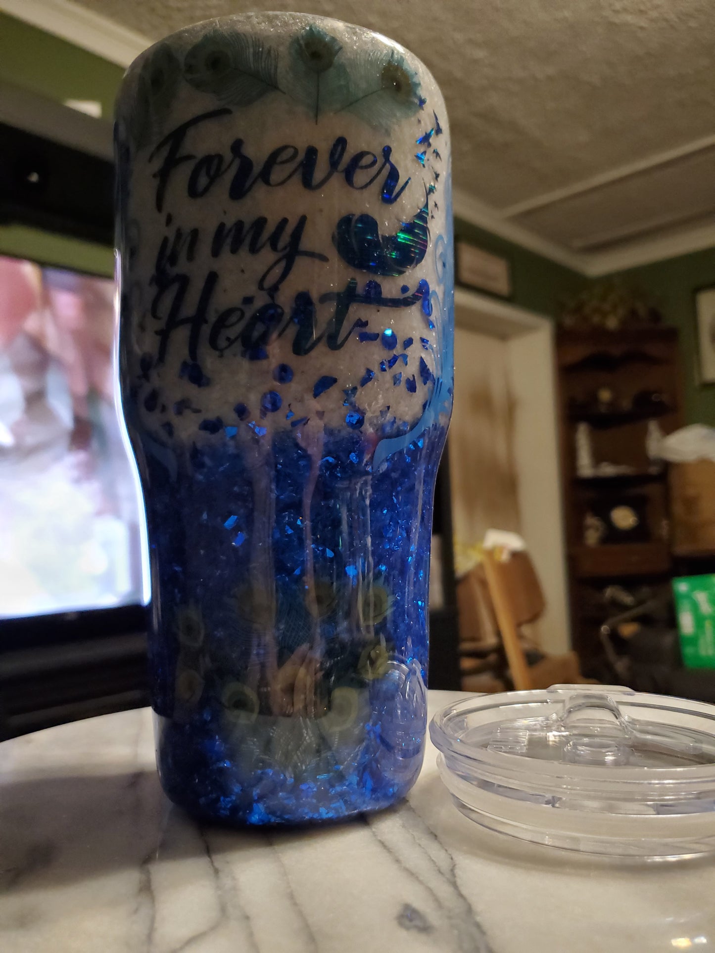 Forever in my heart tumbler cup