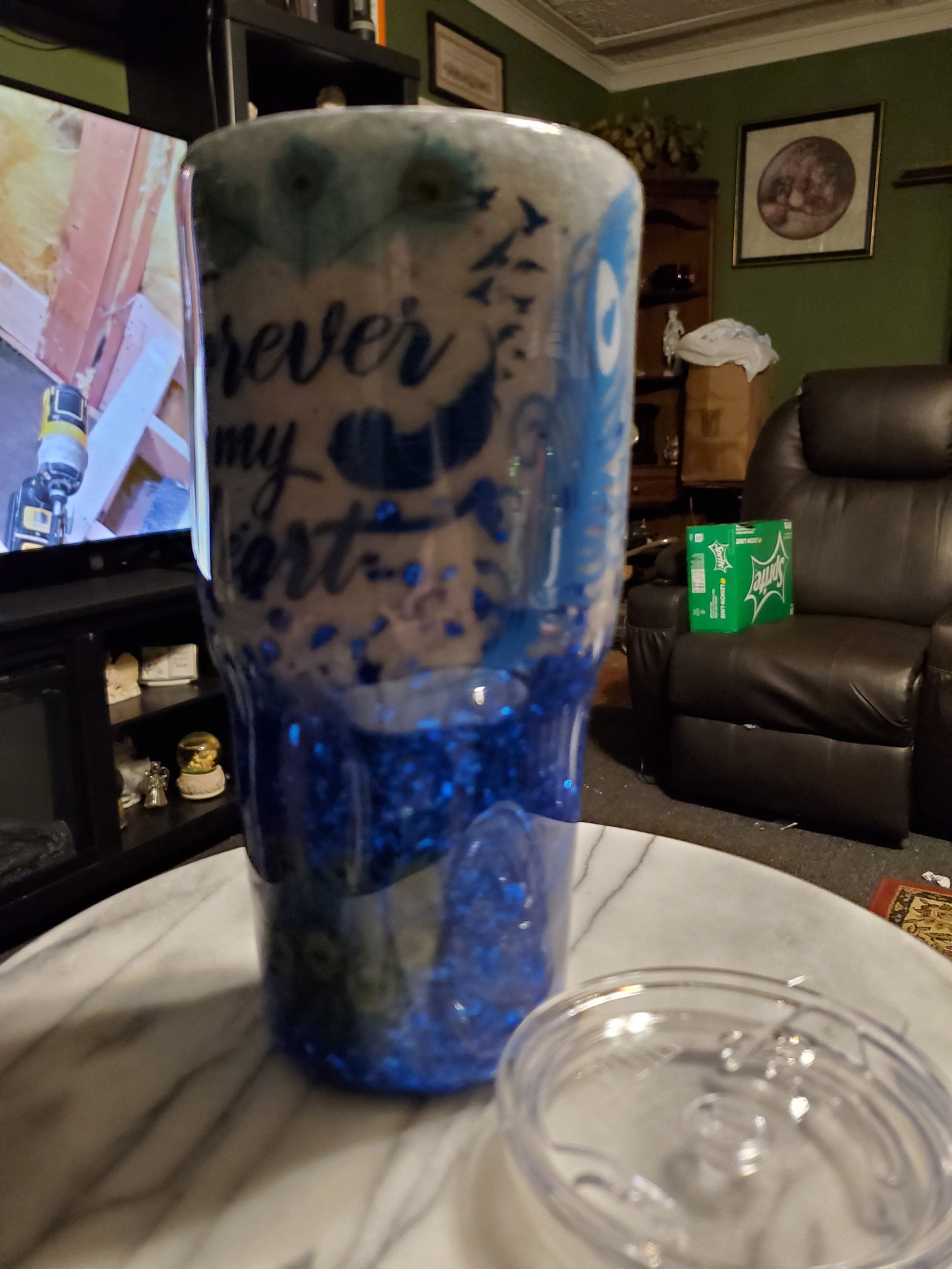 Forever in my heart tumbler cup