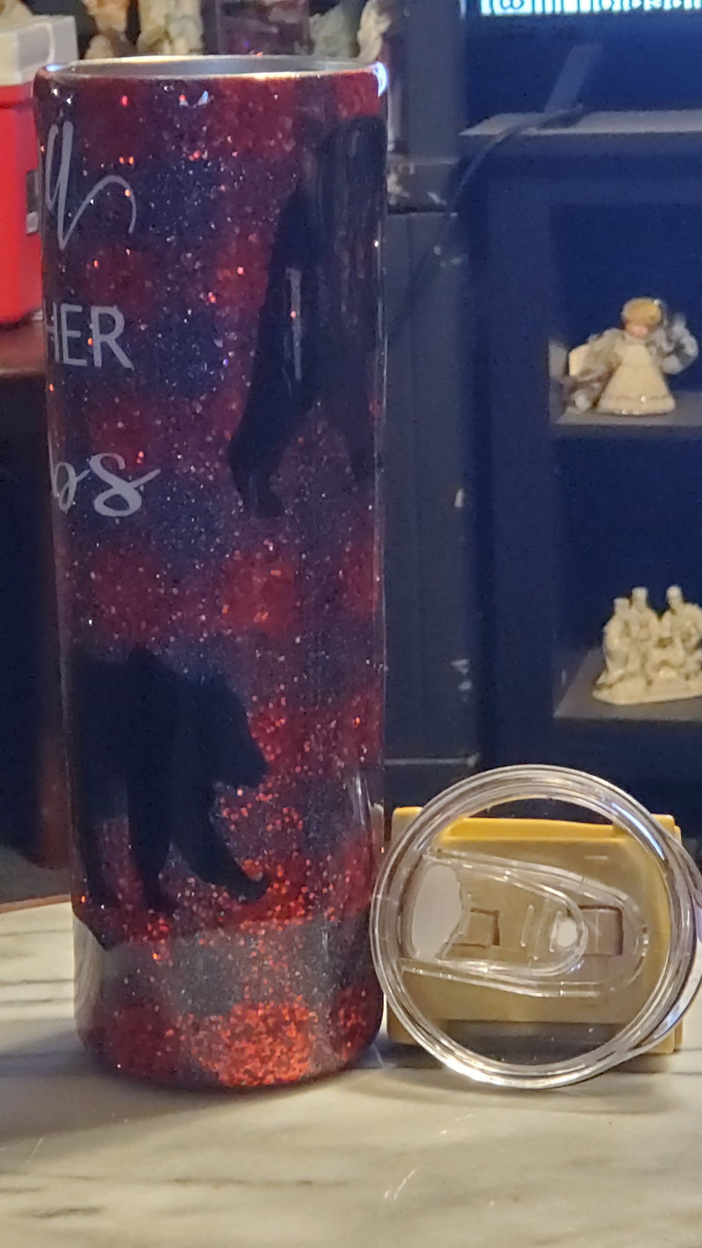 30 oz Mama and her cubs stainless steel tumbler cup