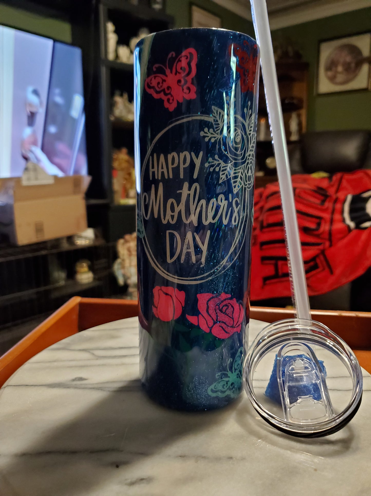 30 0z Happy mother's day Stainless steel hogg Stainless steel tumbler cup
