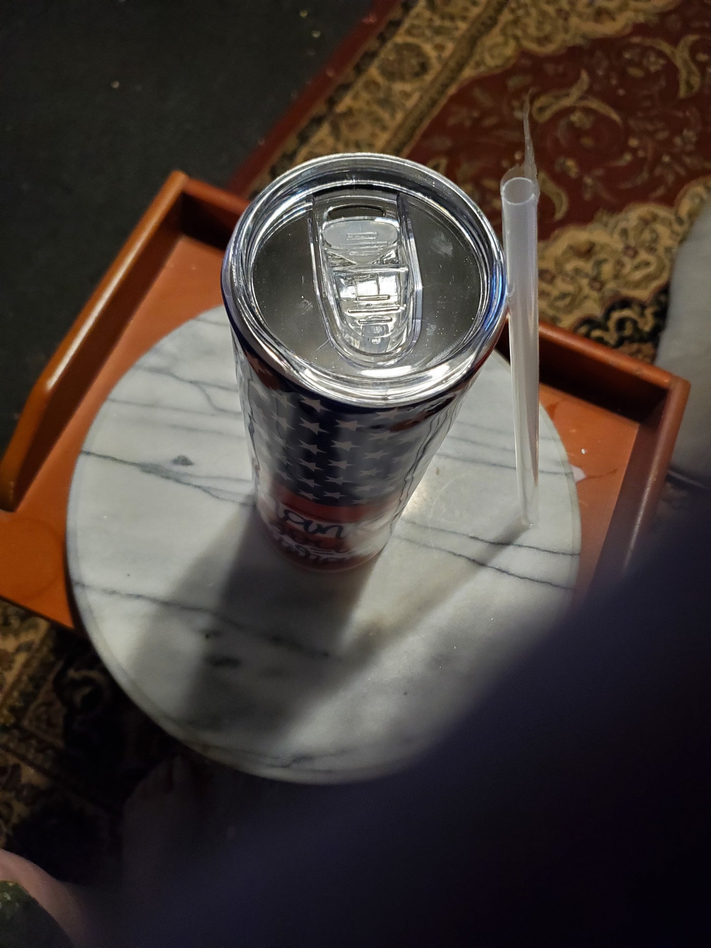 30 oz Thank you veterans stainless steel tumbler cup