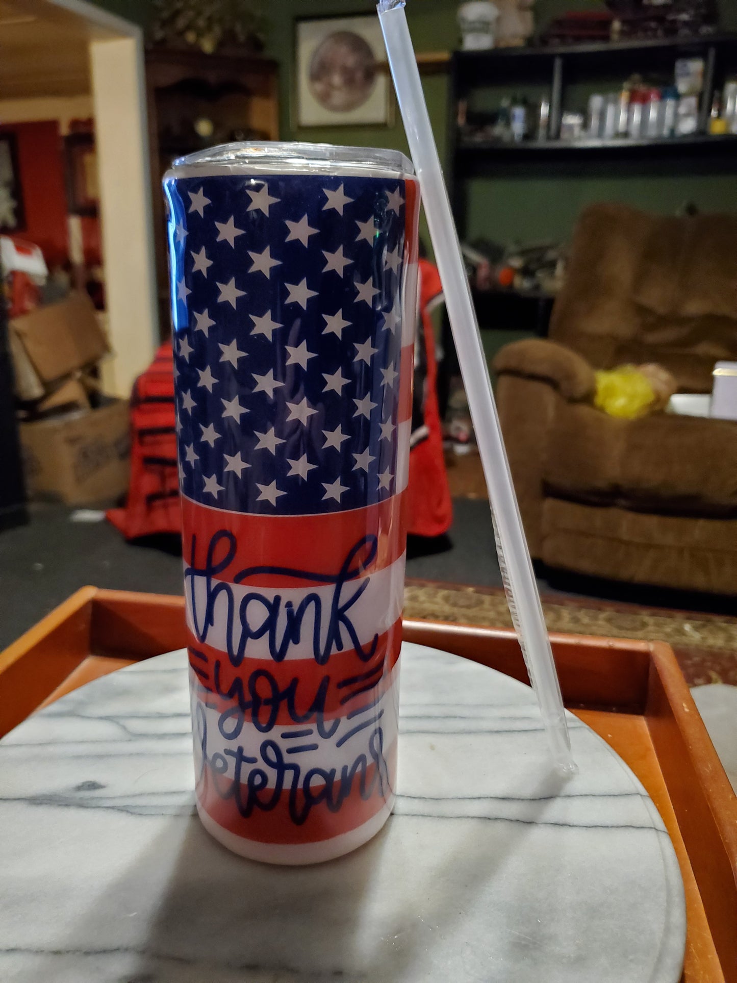 30 oz Thank you veterans tumber cup