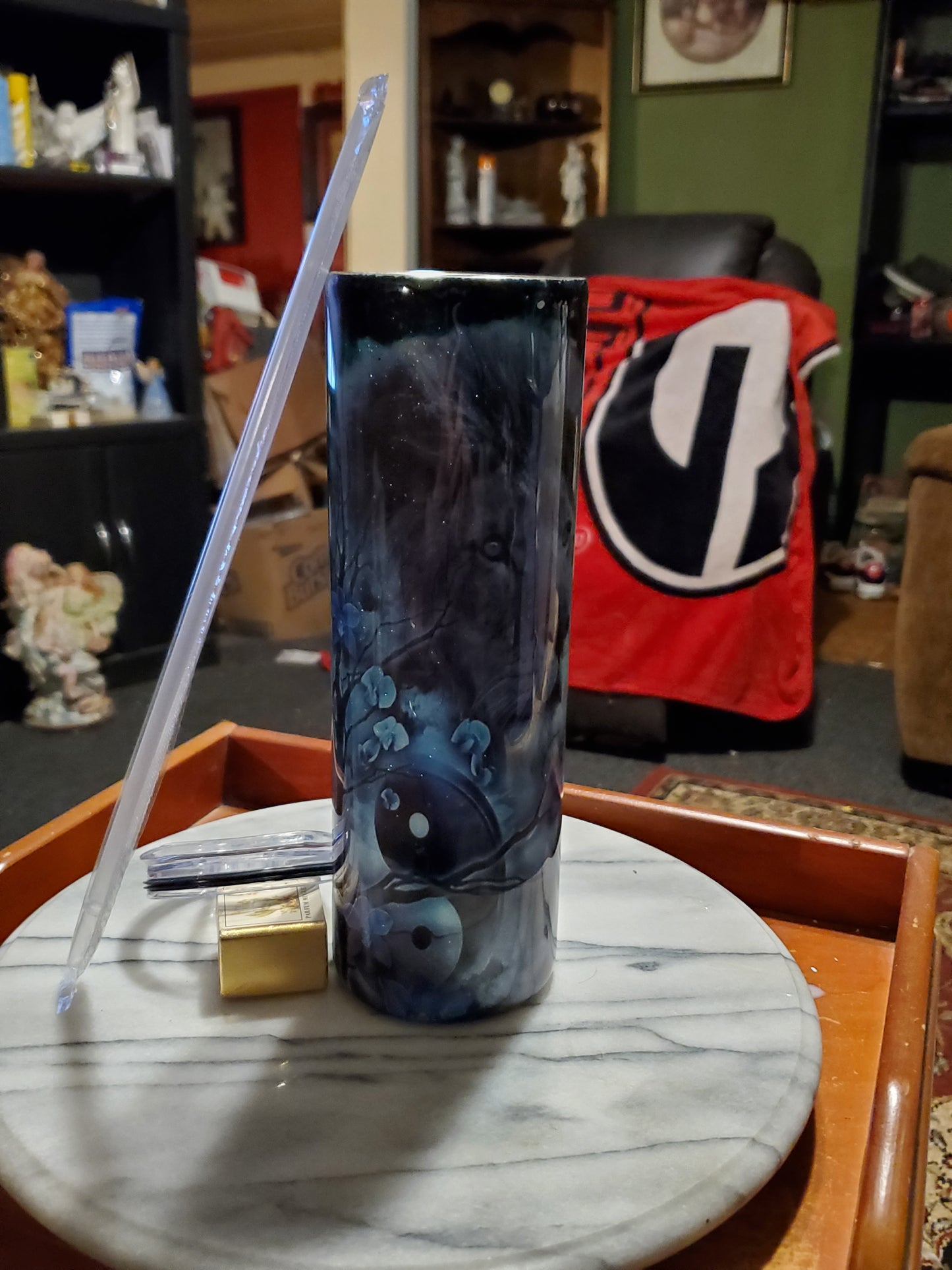 30 oz Warrior Lion Stainless Steel Tumbler Cup