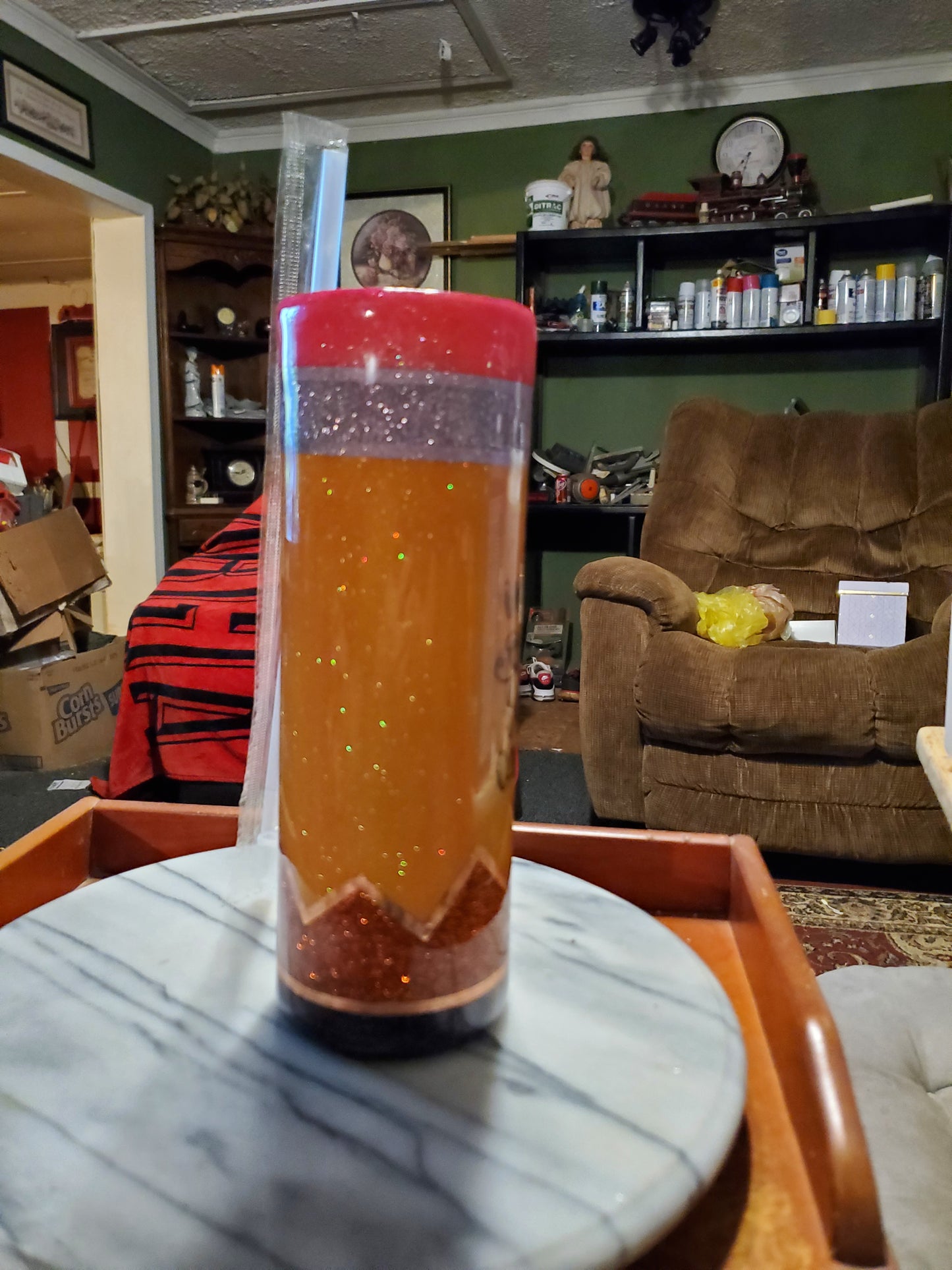 30 oz Teacher's Pencil tumbler hogg cup