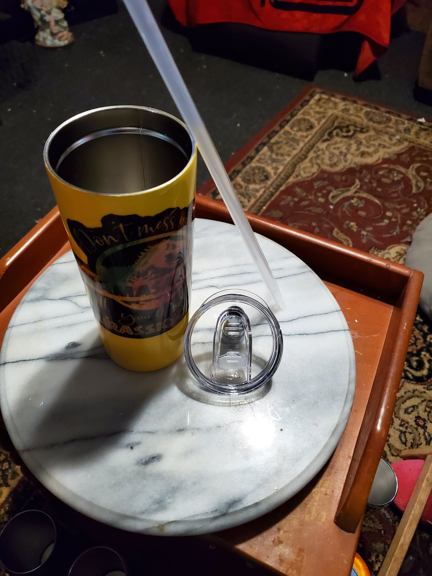 30 oz Mamasaurus stainless steel tumbler cup
