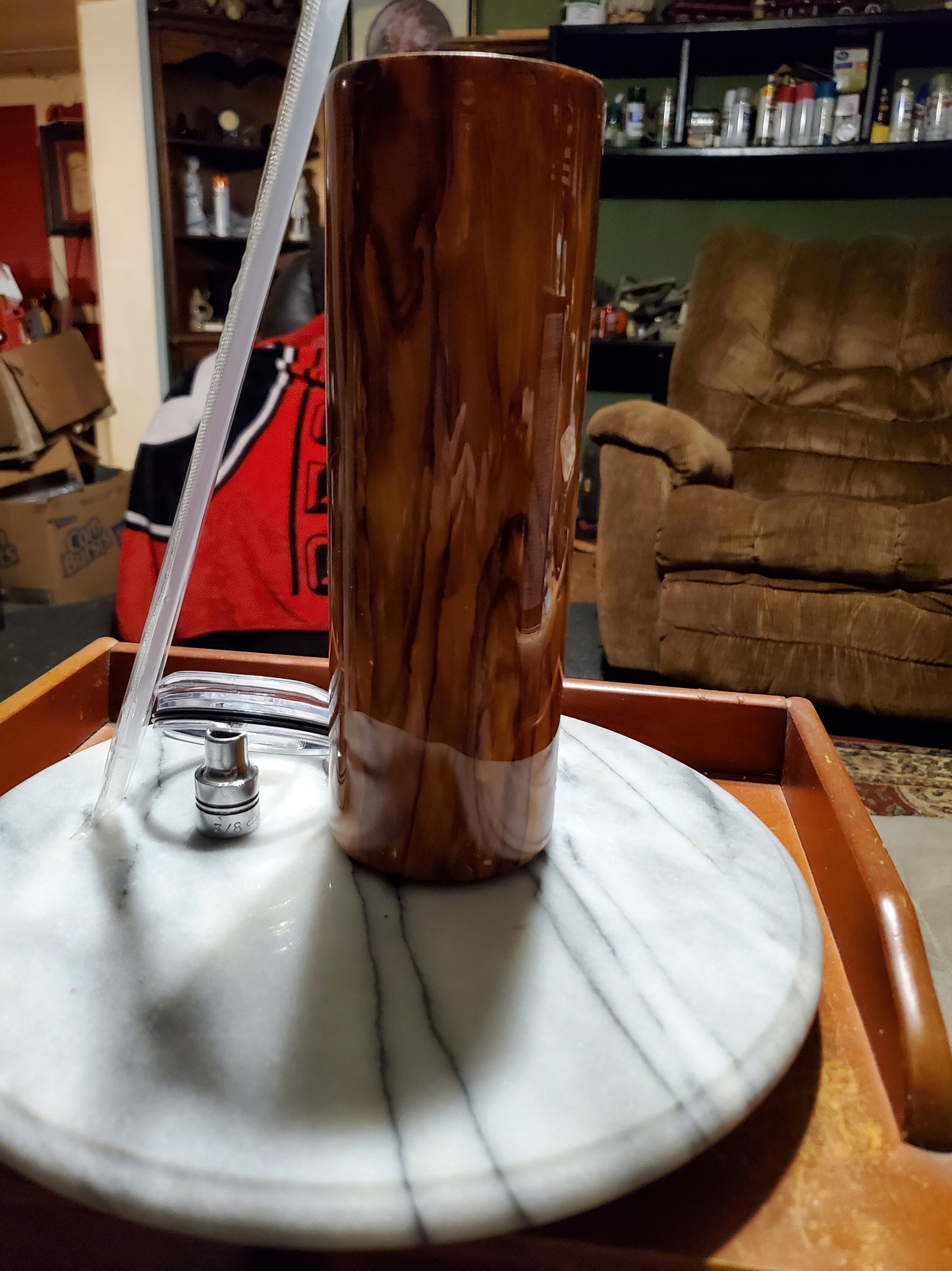 30 oz Truck Driver hogg tumbler cup