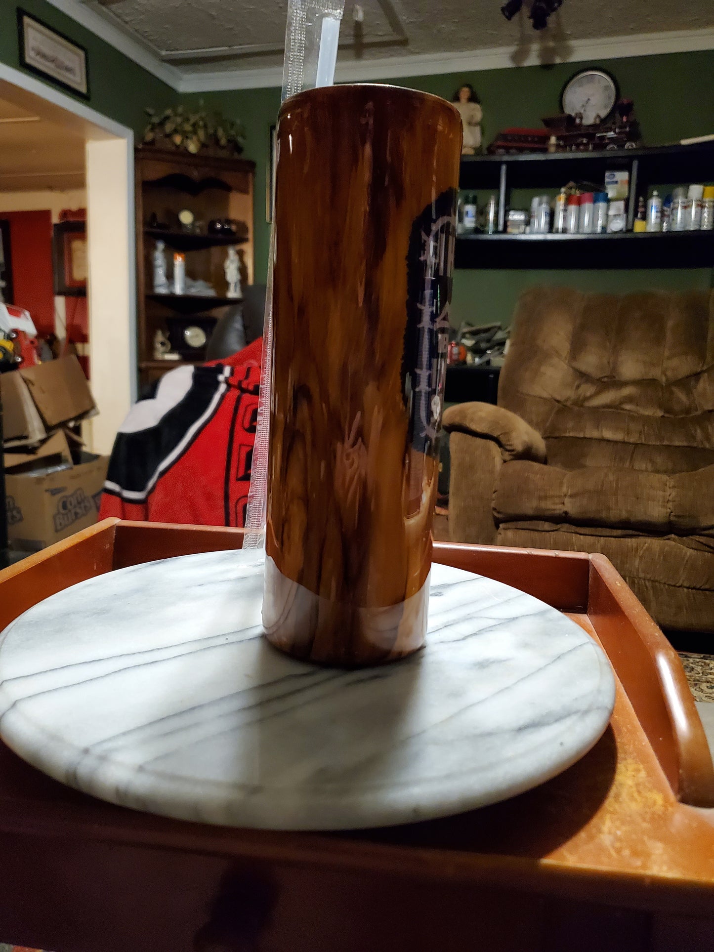 30 oz Truck Driver hogg tumbler cup